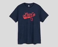 Playera de Cuello Redondo Azul Marino Levi's para Hombre