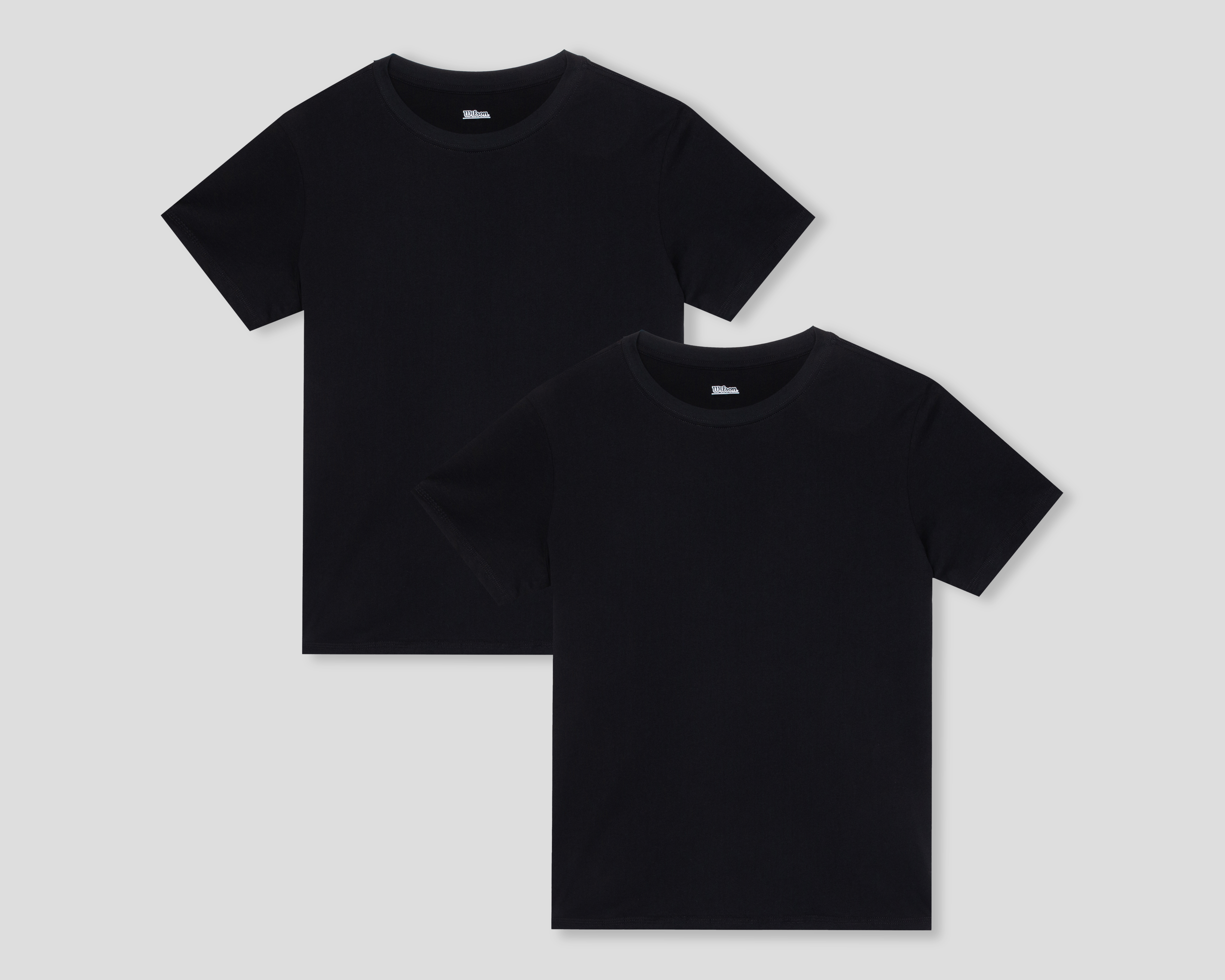 Playera Interior Cuello Redondo Wilson Negra para Hombre