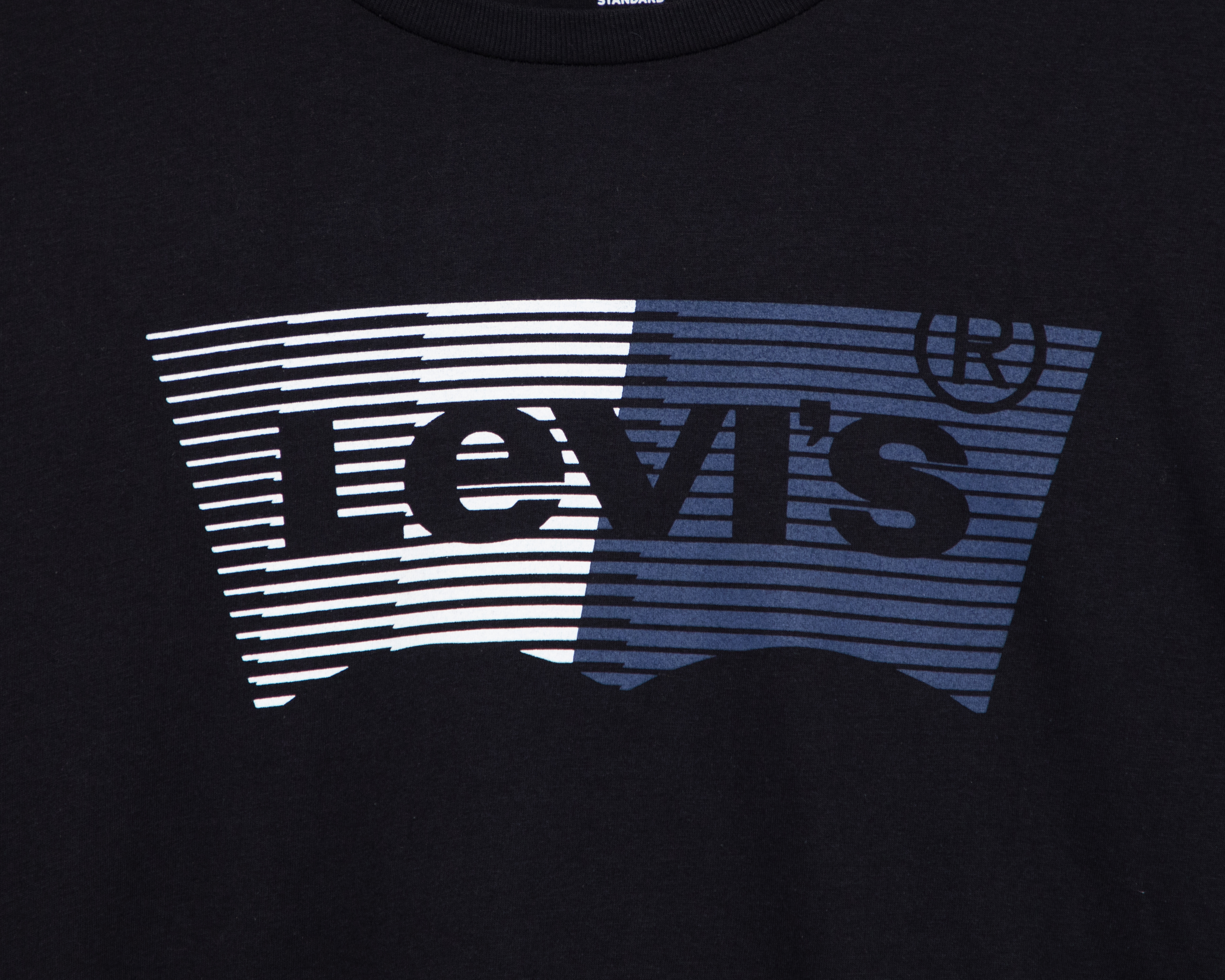 Foto 4 pulgar | Foto 3 | Playera de Cuello Redondo Negra para Hombre