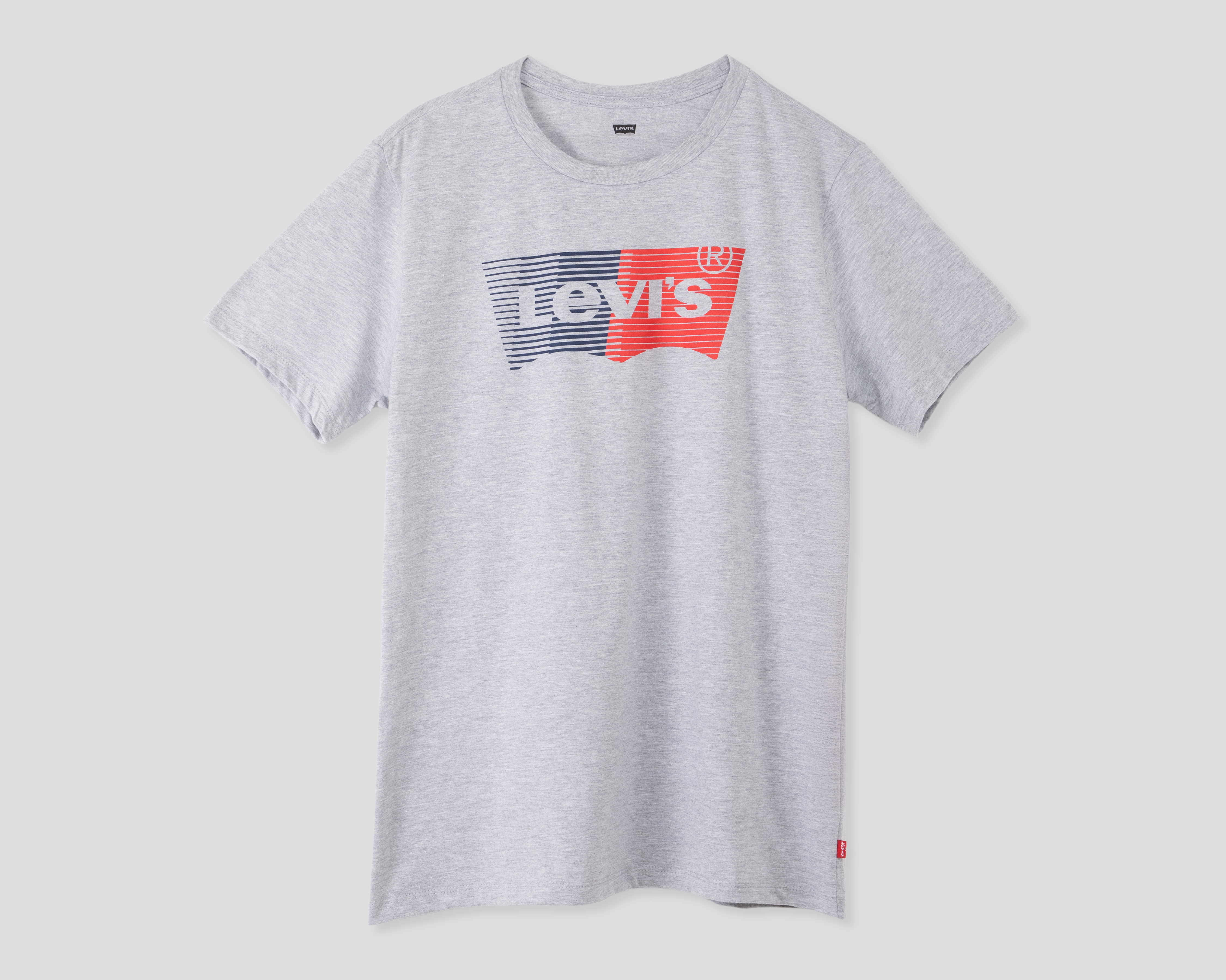 Playera Cuello Redondo Gris Levi's para Hombre