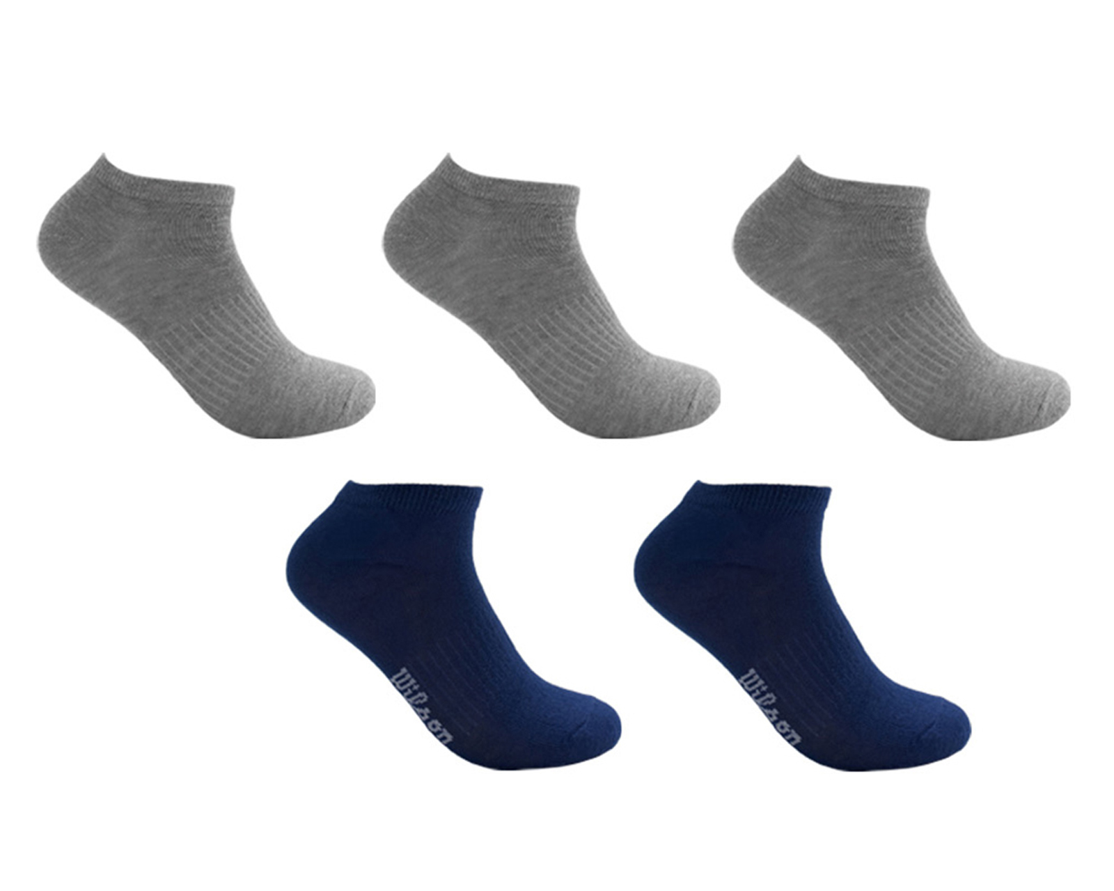 Foto 2 pulgar | Foto 1 | Calcetas Deportivas Wilson para Hombre 5 Pares