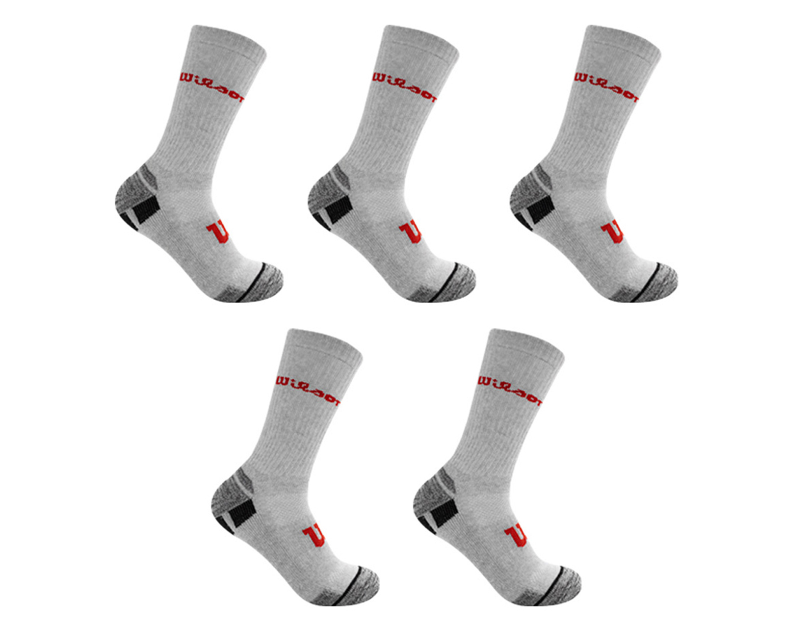 Calcetas Largas Deportivas Wilson para Hombre 5 Pares