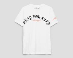 Playera de Cuello Redondo Blanca Ed Hardy para Hombre