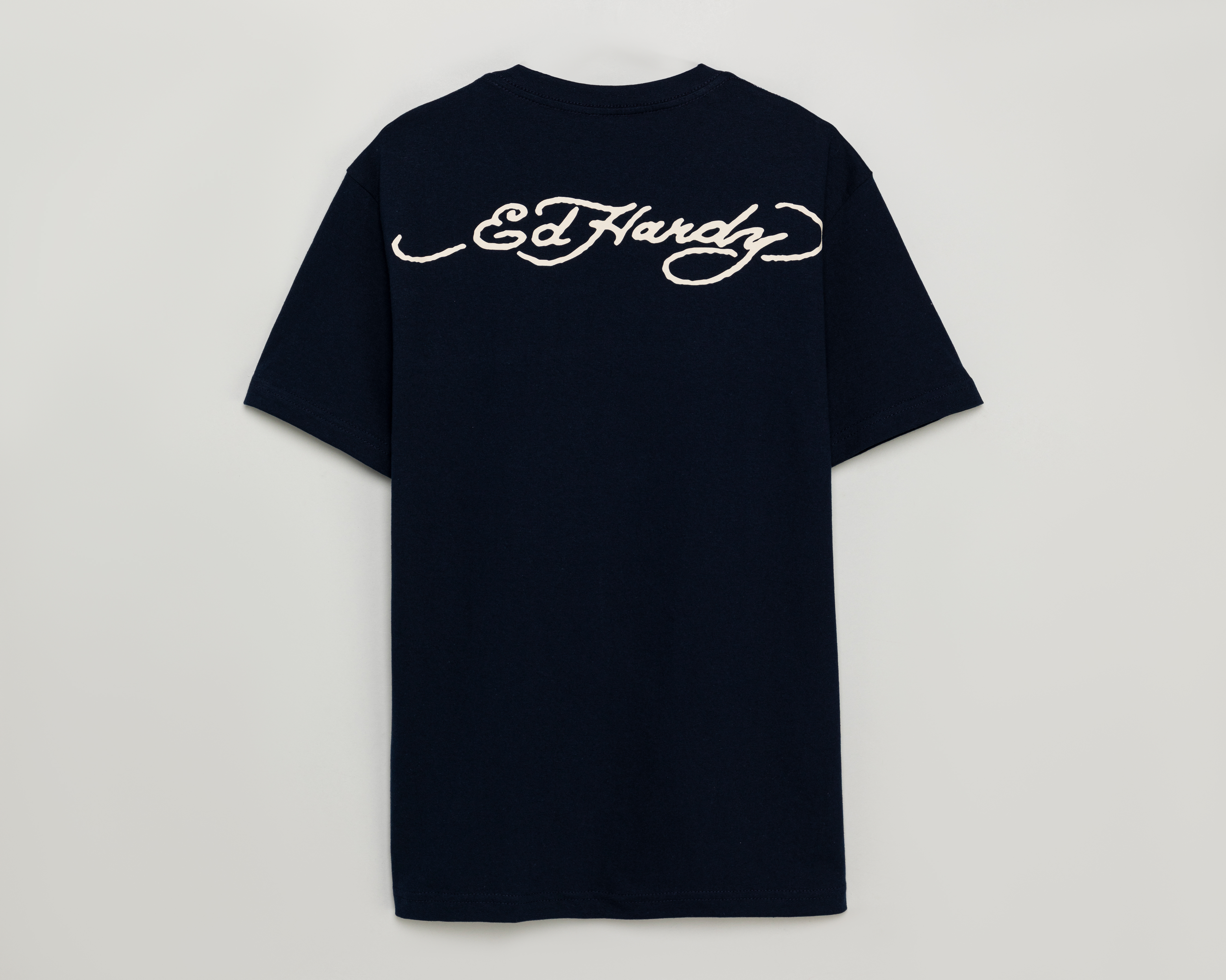 Foto 2 | Foto 2 | Playera de Cuello Redondo Azul Marino Ed Hardy para Hombre