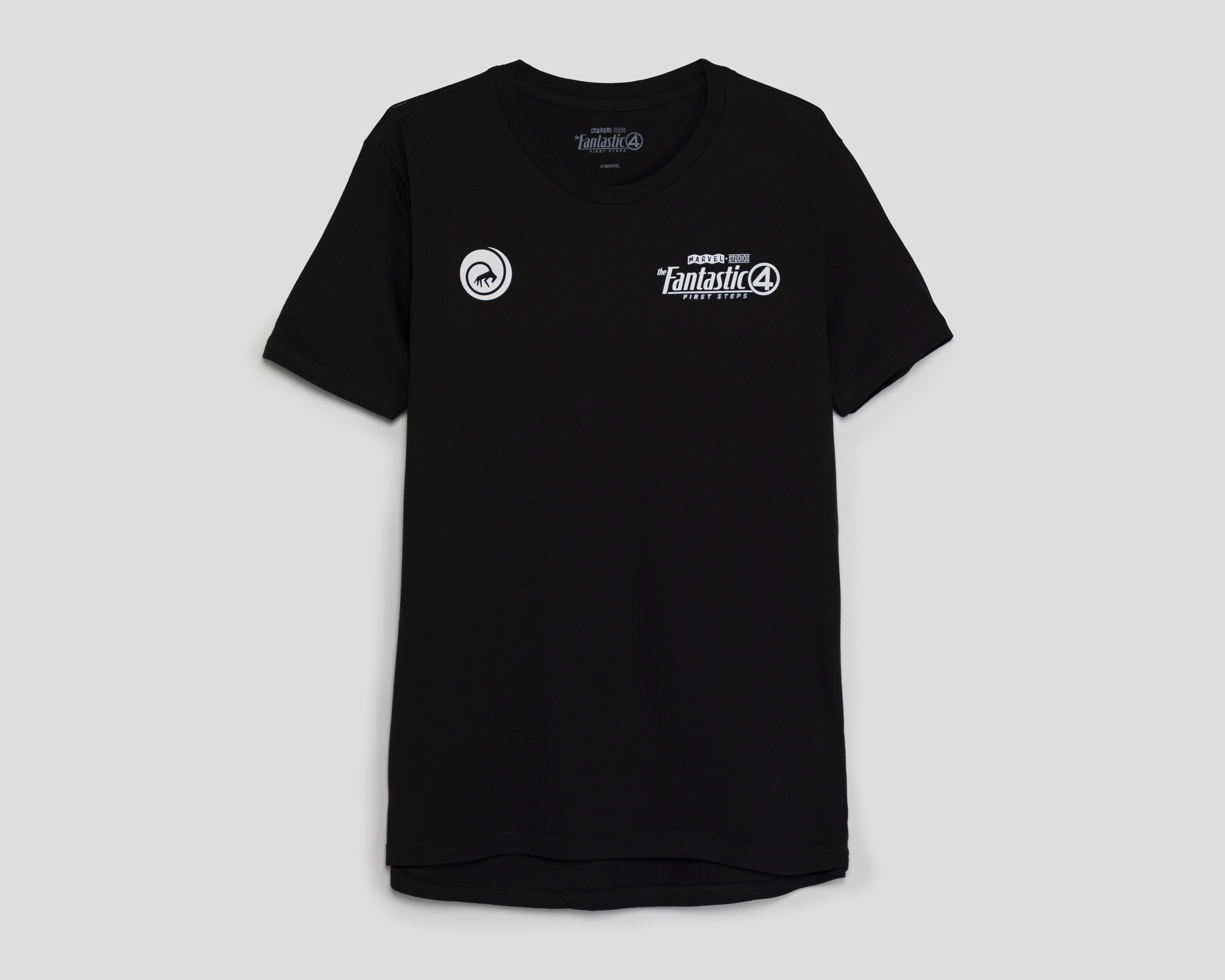 Playera de Cuello Redondo Negra Marvel para Hombre