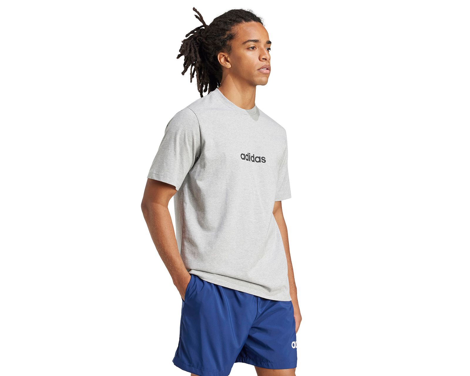 Foto 3 pulgar | Foto 2 | Playera Deportiva Adidas Essentials Linear Single Jersey para Hombre