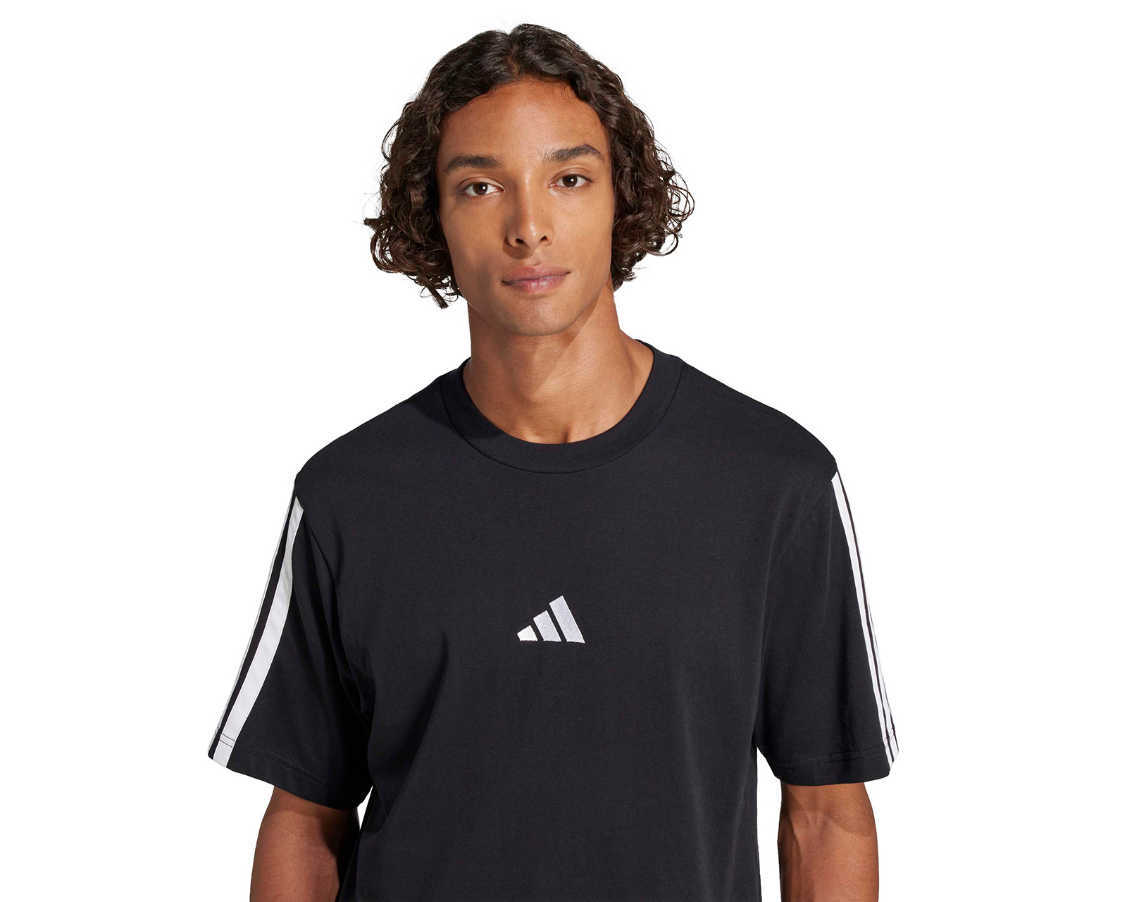 Foto 3 | Foto 3 | Playera Deportiva Adidas Essentials 3 Franjas para Hombre