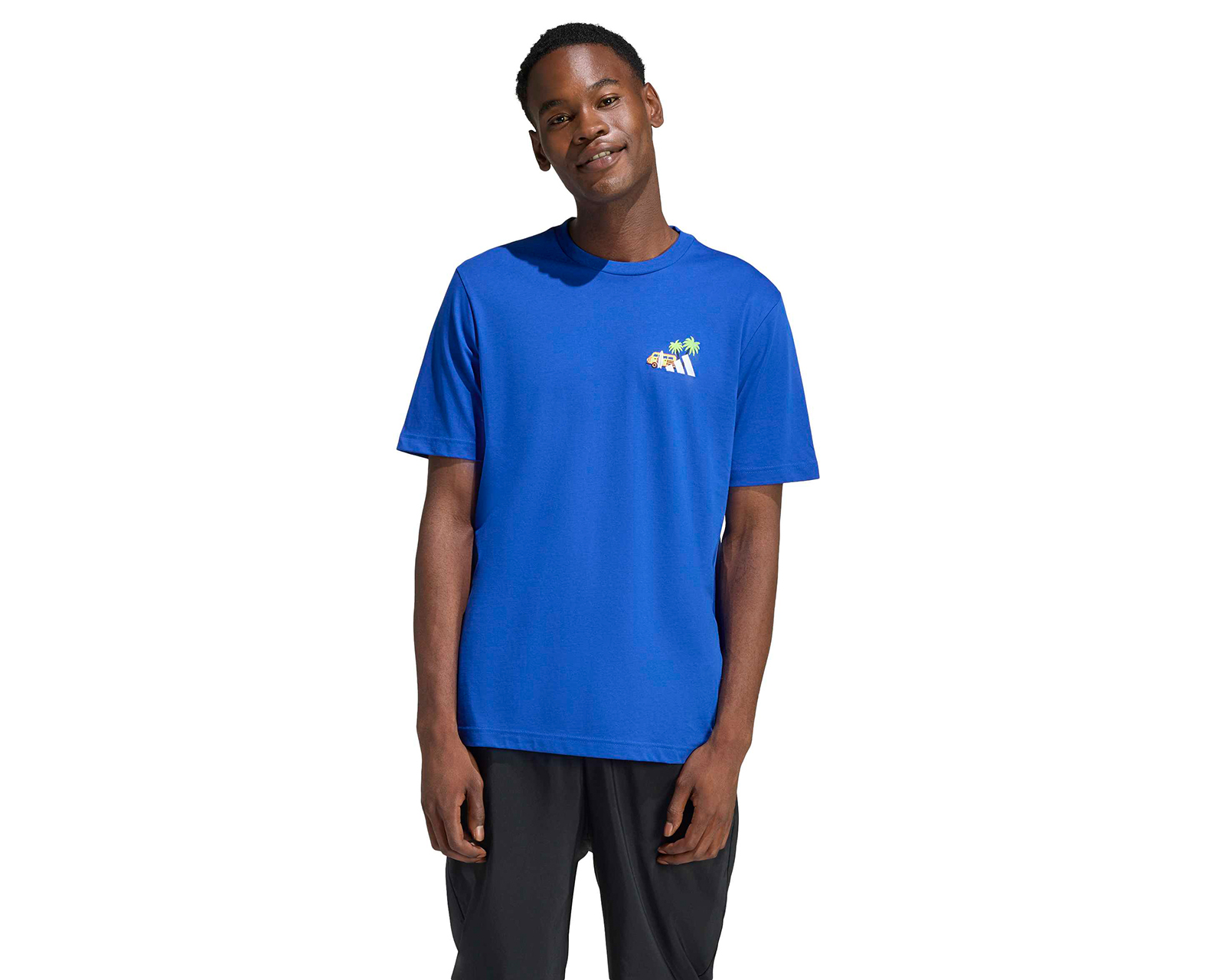 Playera Deportiva Adidas Embroidery Surfing Graphic para Hombre