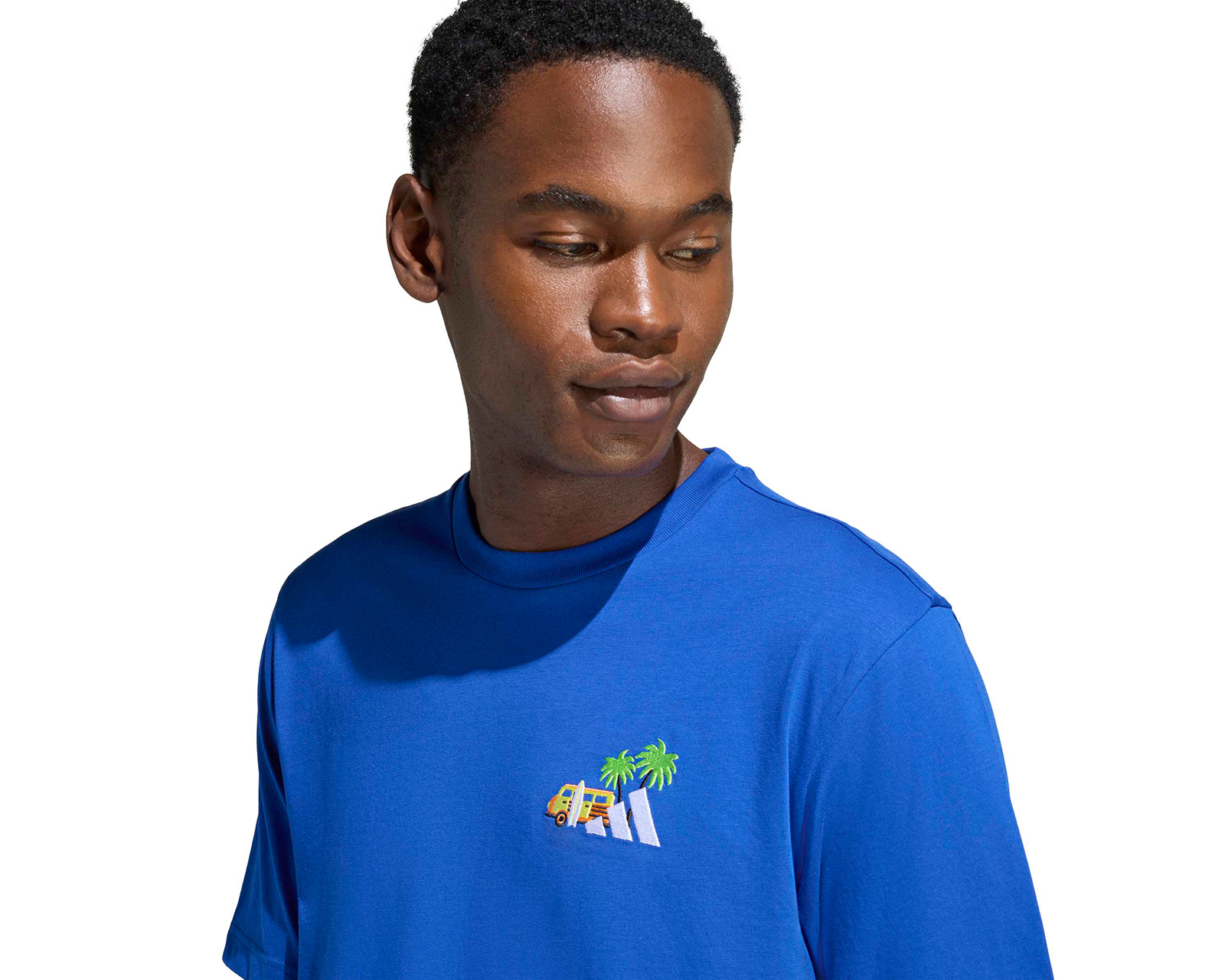 Foto 3 | Foto 3 | Playera Deportiva Adidas Embroidery Surfing Graphic para Hombre