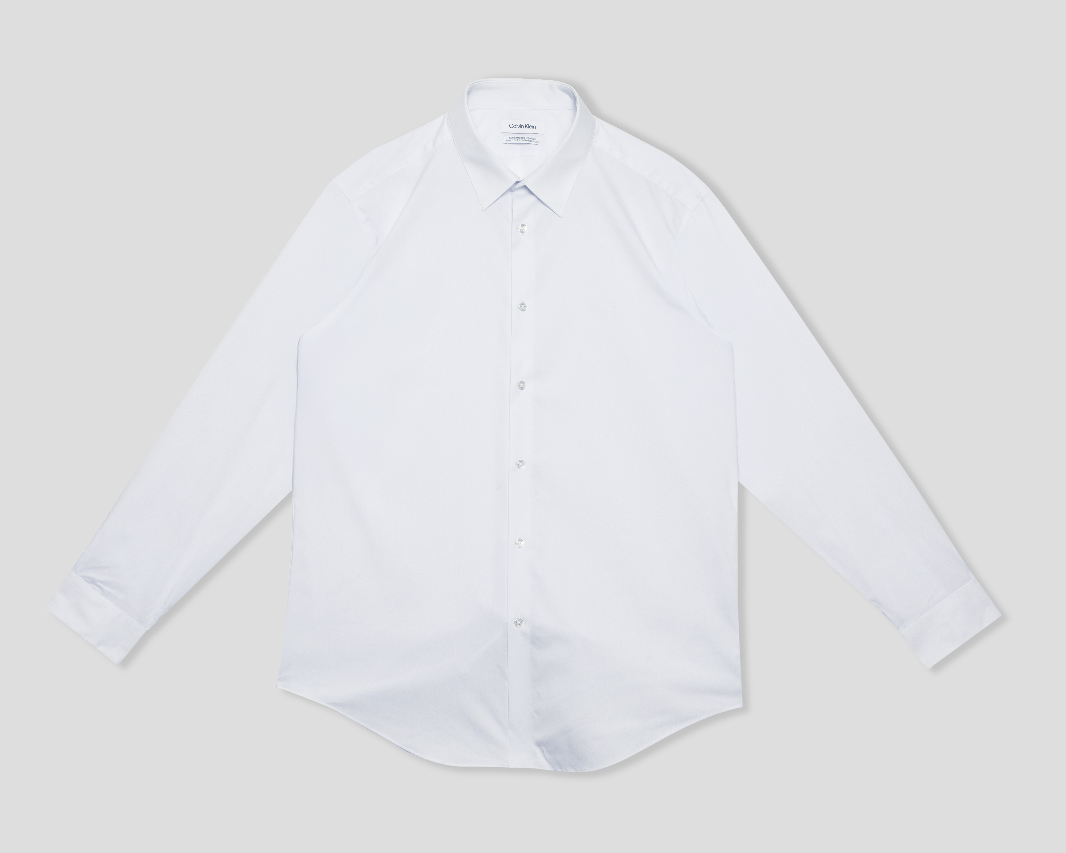 Foto 2 pulgar | Foto 1 | Camisa de Vestir Calvin Klein Slim Fit Lisa para Hombre