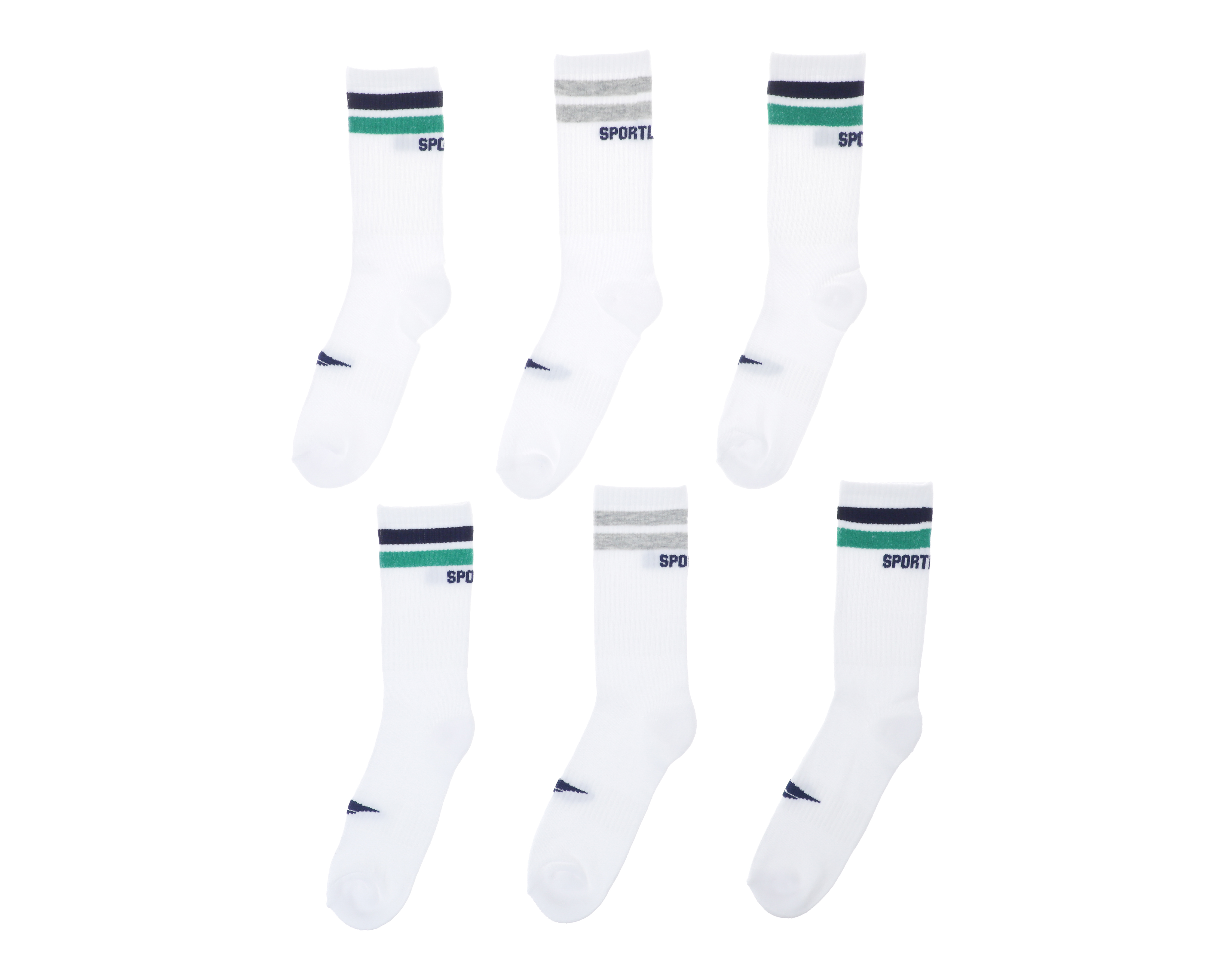 Calcetas Deportivas Sportline para Hombre 6 Pares