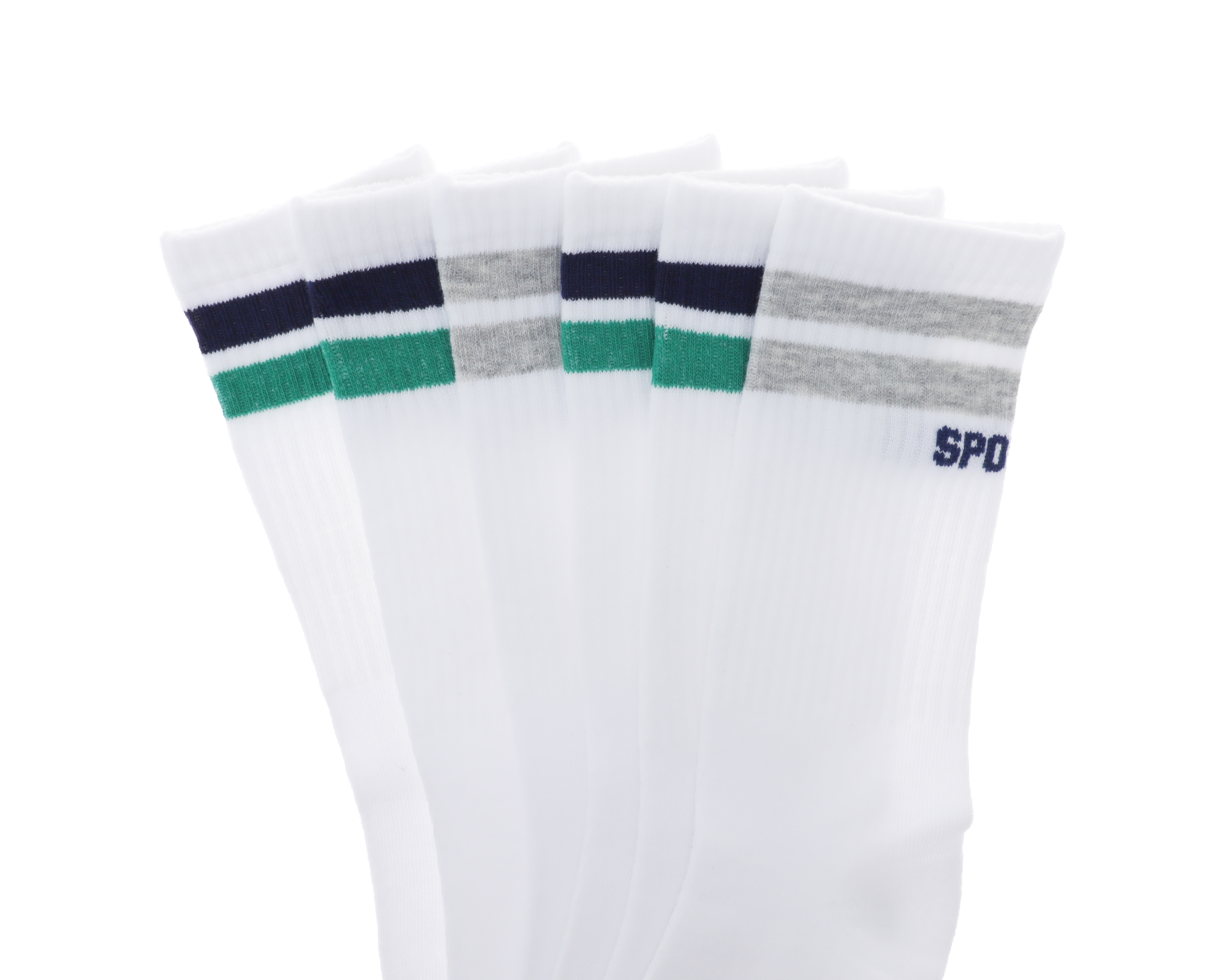 Foto 3 pulgar | Foto 2 | Calcetas Deportivas Sportline para Hombre 6 Pares