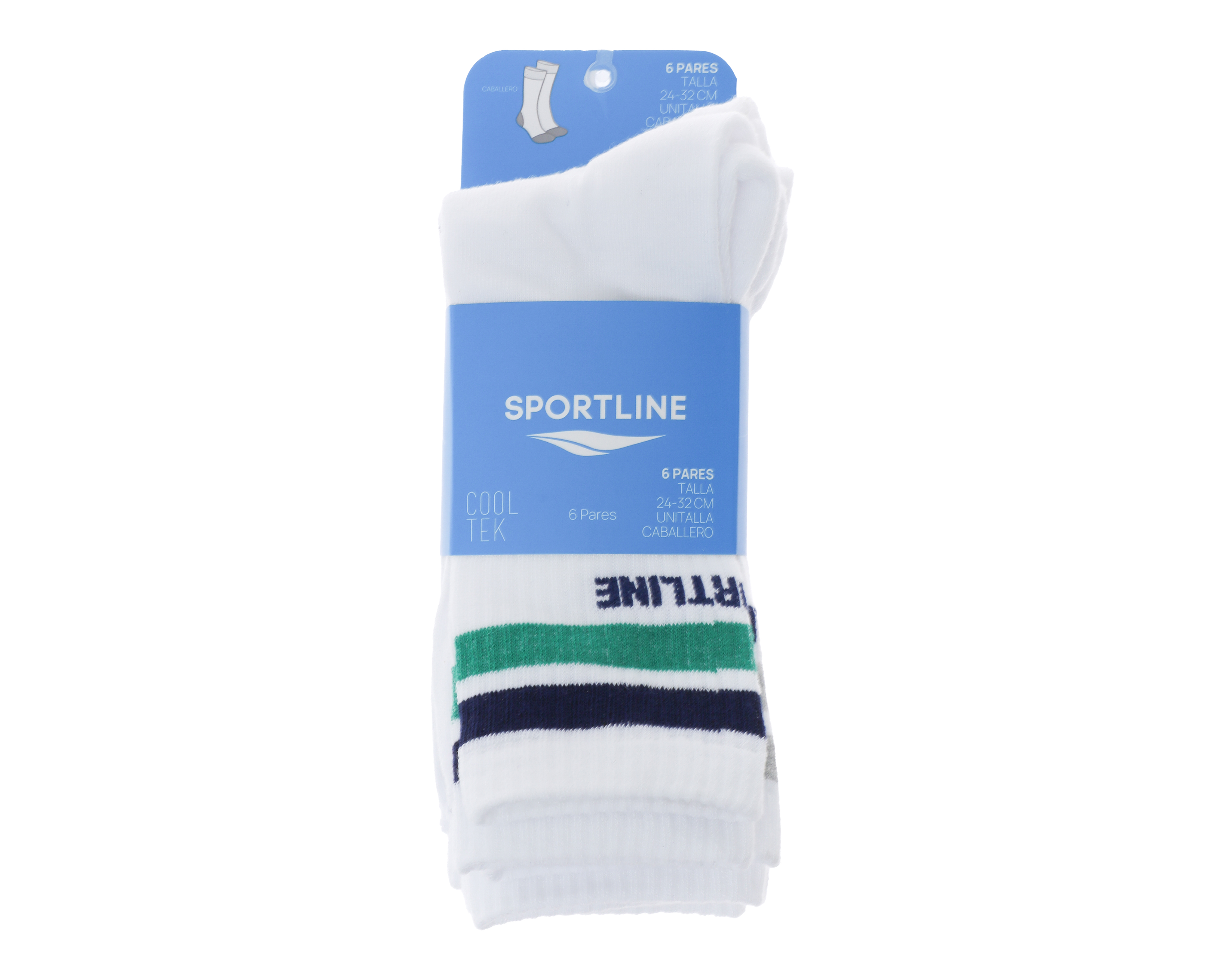 Foto 3 | Foto 3 | Calcetas Deportivas Sportline para Hombre 6 Pares