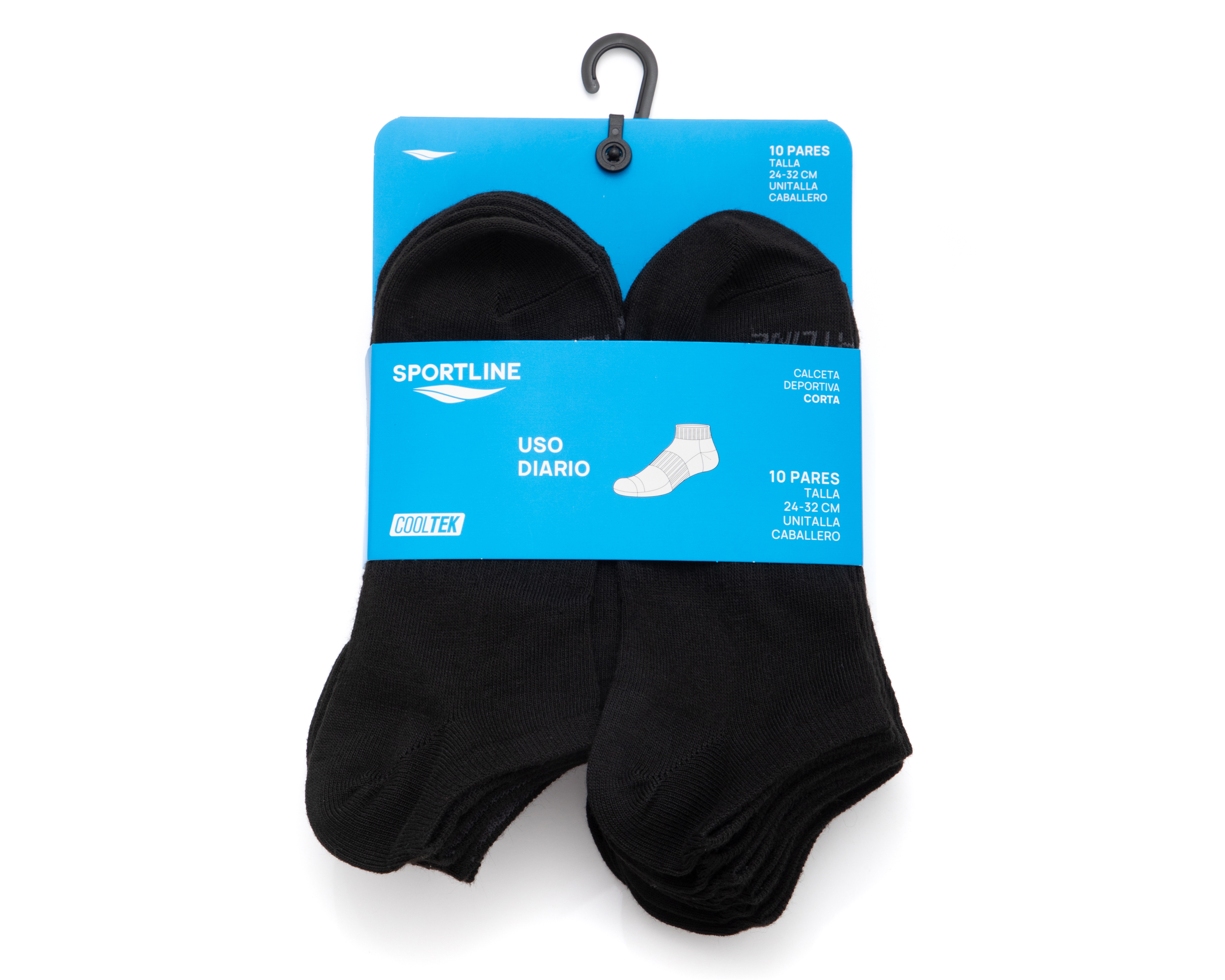 Foto 4 pulgar | Foto 3 | Calcetas Tines Deportivas Sportline para Hombre 10 Pares