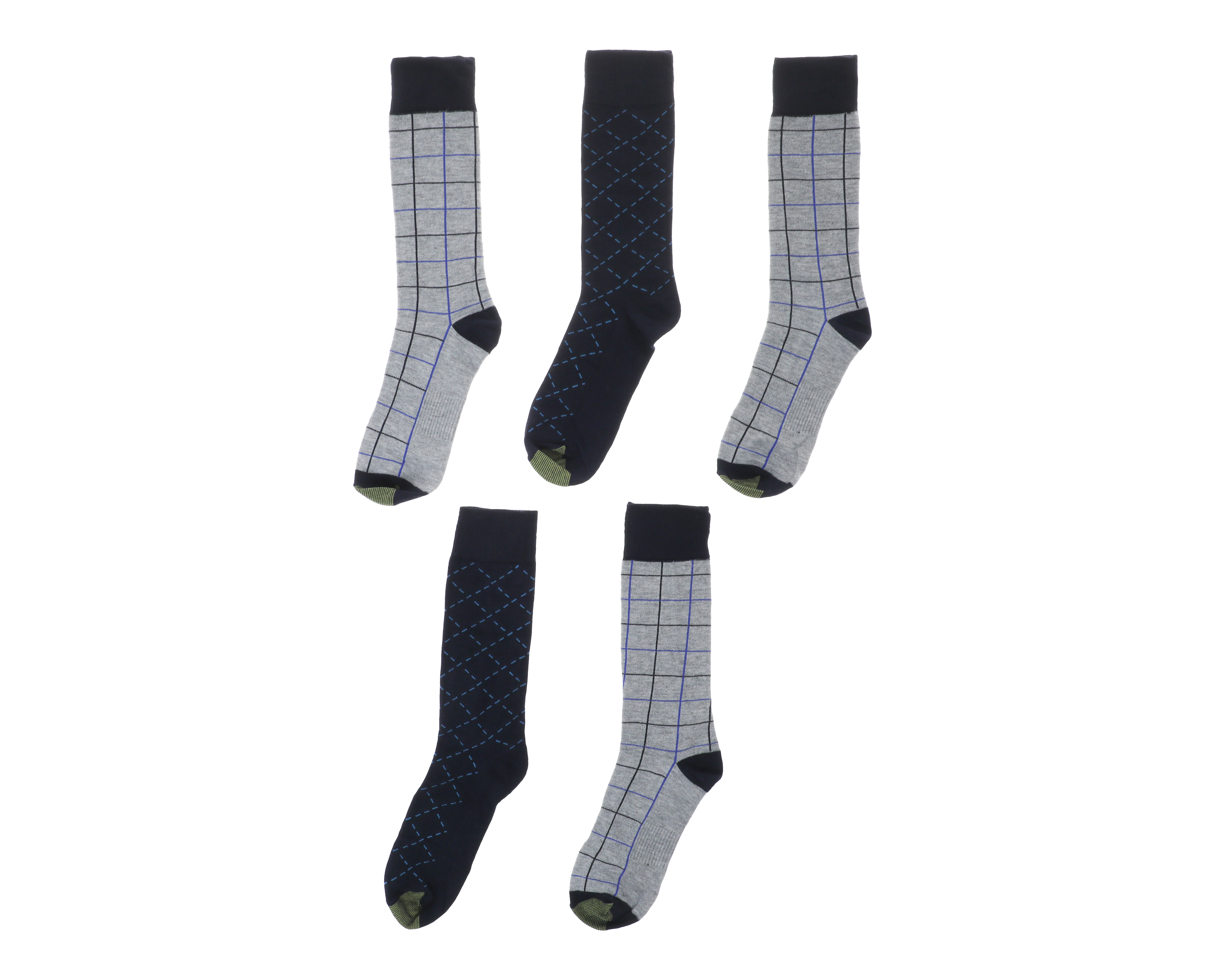 Calcetas de Vestir Wall Street para Hombre 5 Pares