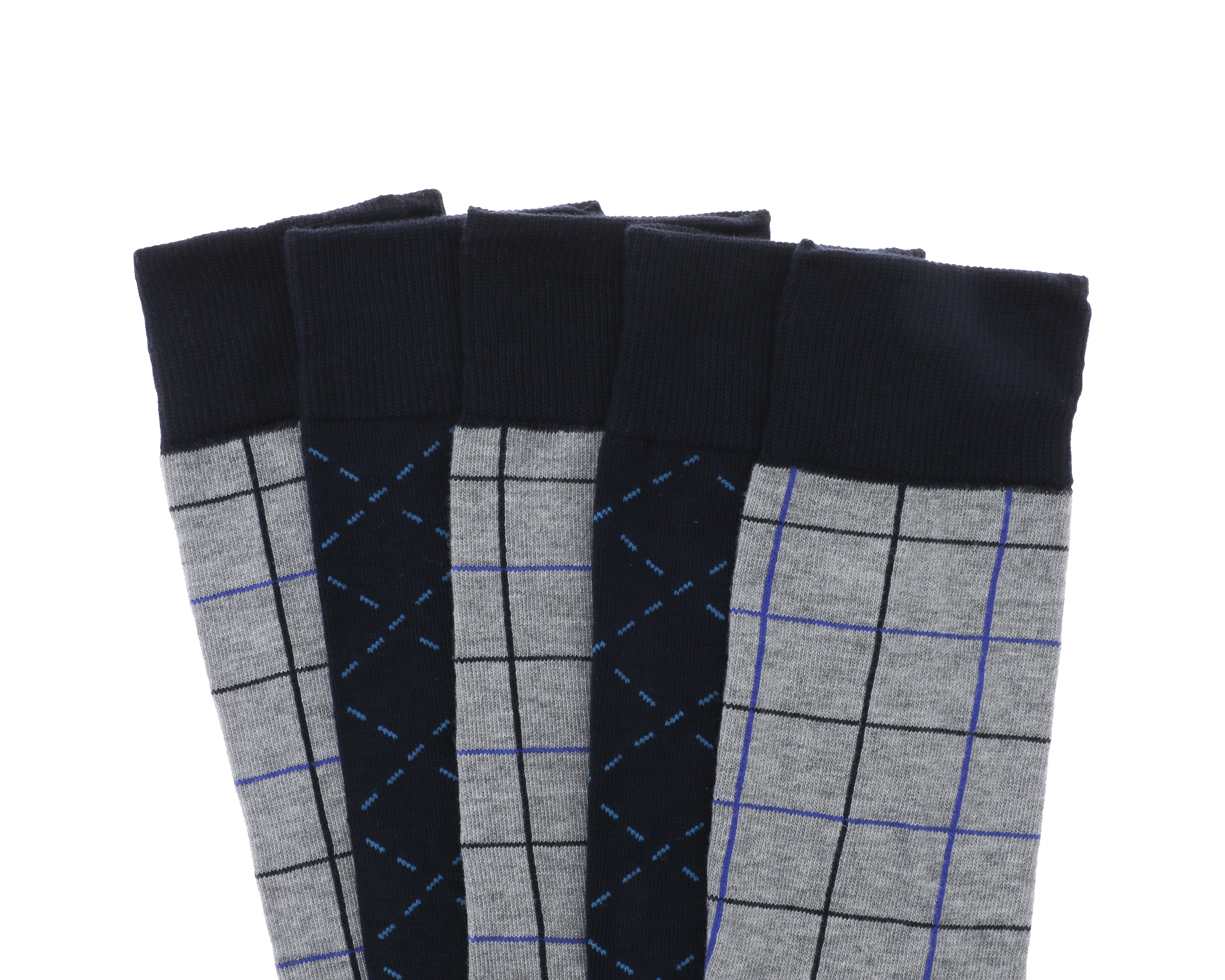 Foto 3 pulgar | Foto 2 | Calcetas de Vestir Wall Street para Hombre 5 Pares