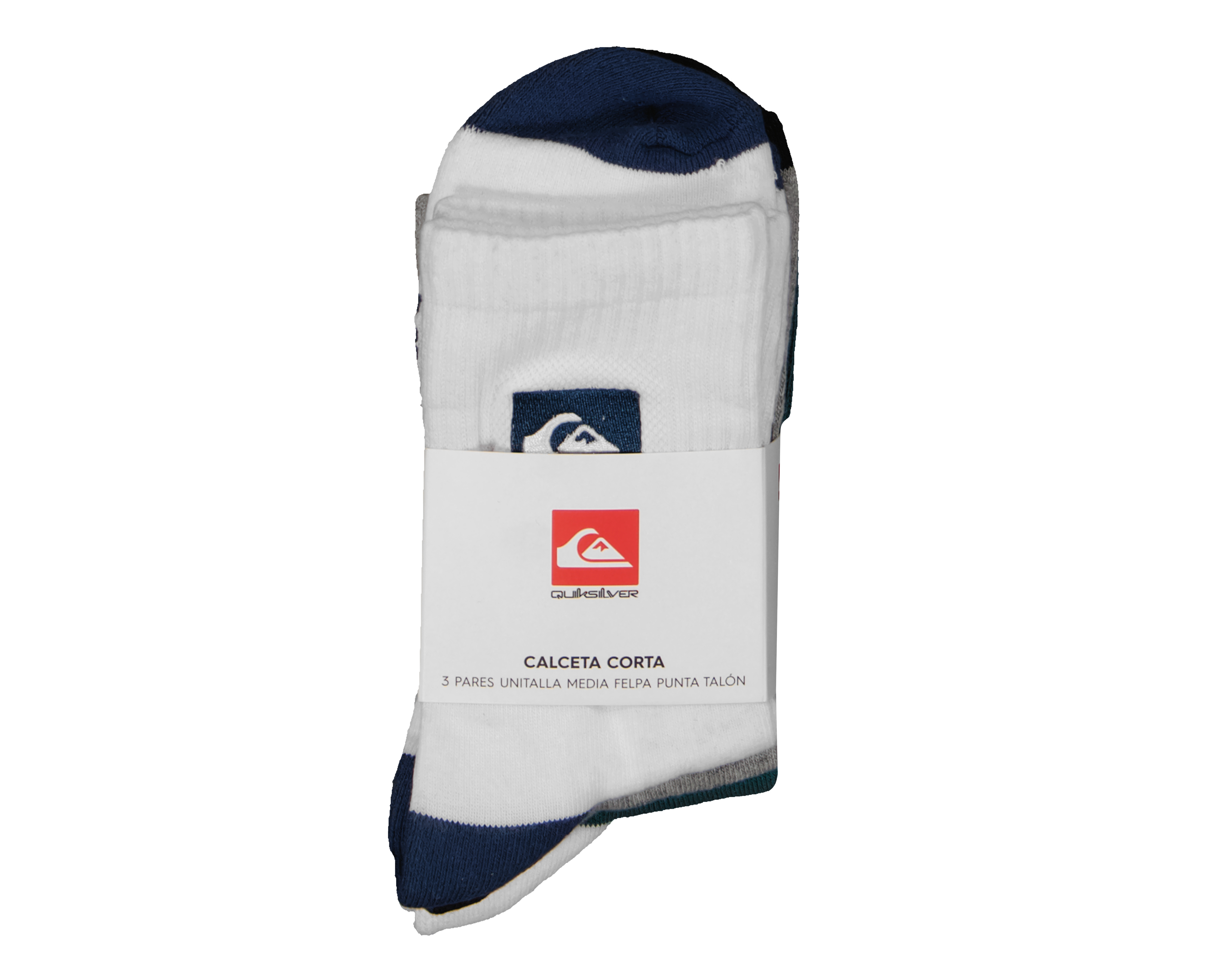 Foto 4 pulgar | Foto 3 | Calcetas Quiksilver para Hombre 3 Pares