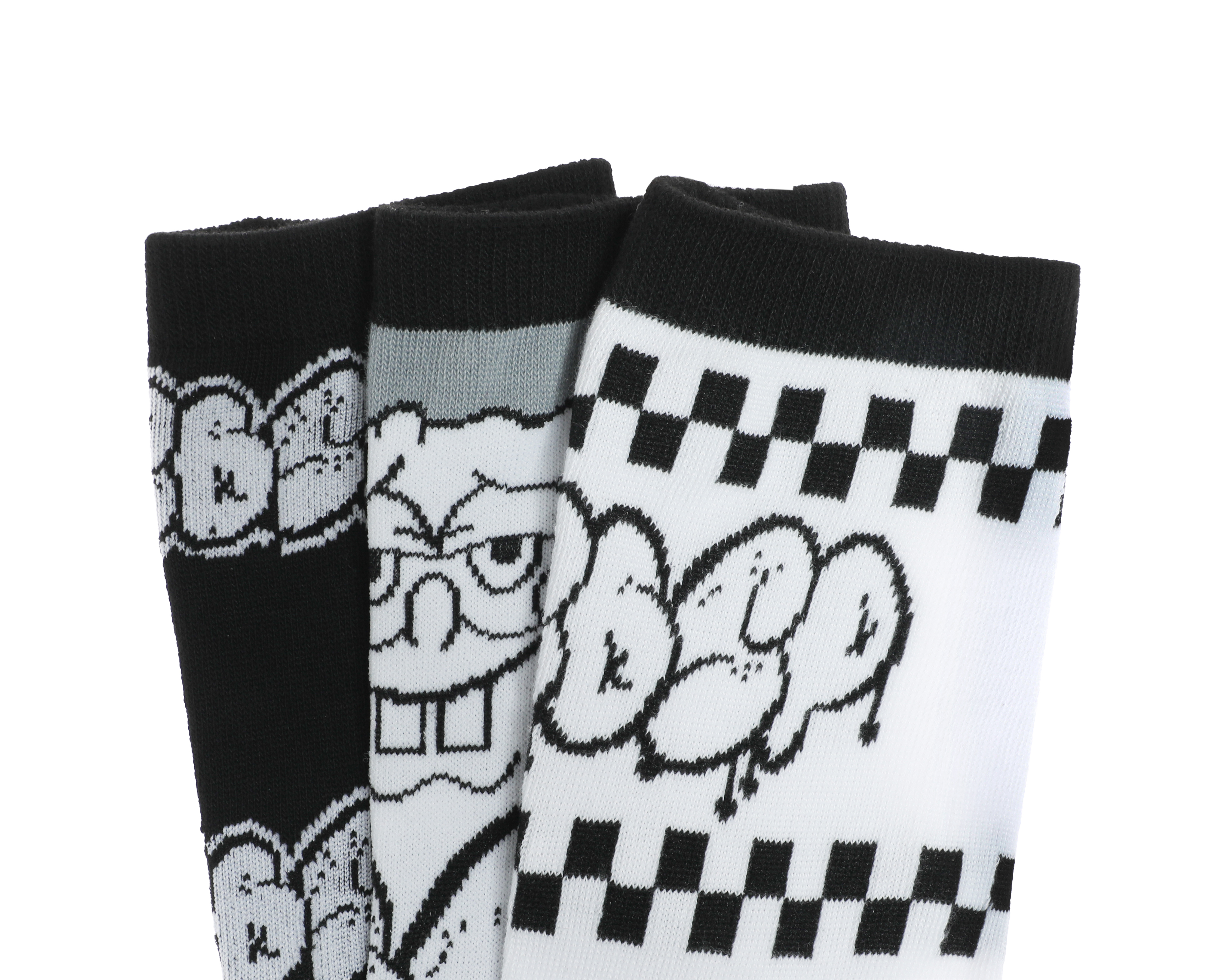 Foto 2 | Foto 2 | Calcetas Largas Bob Esponja para Hombre 3 Pares