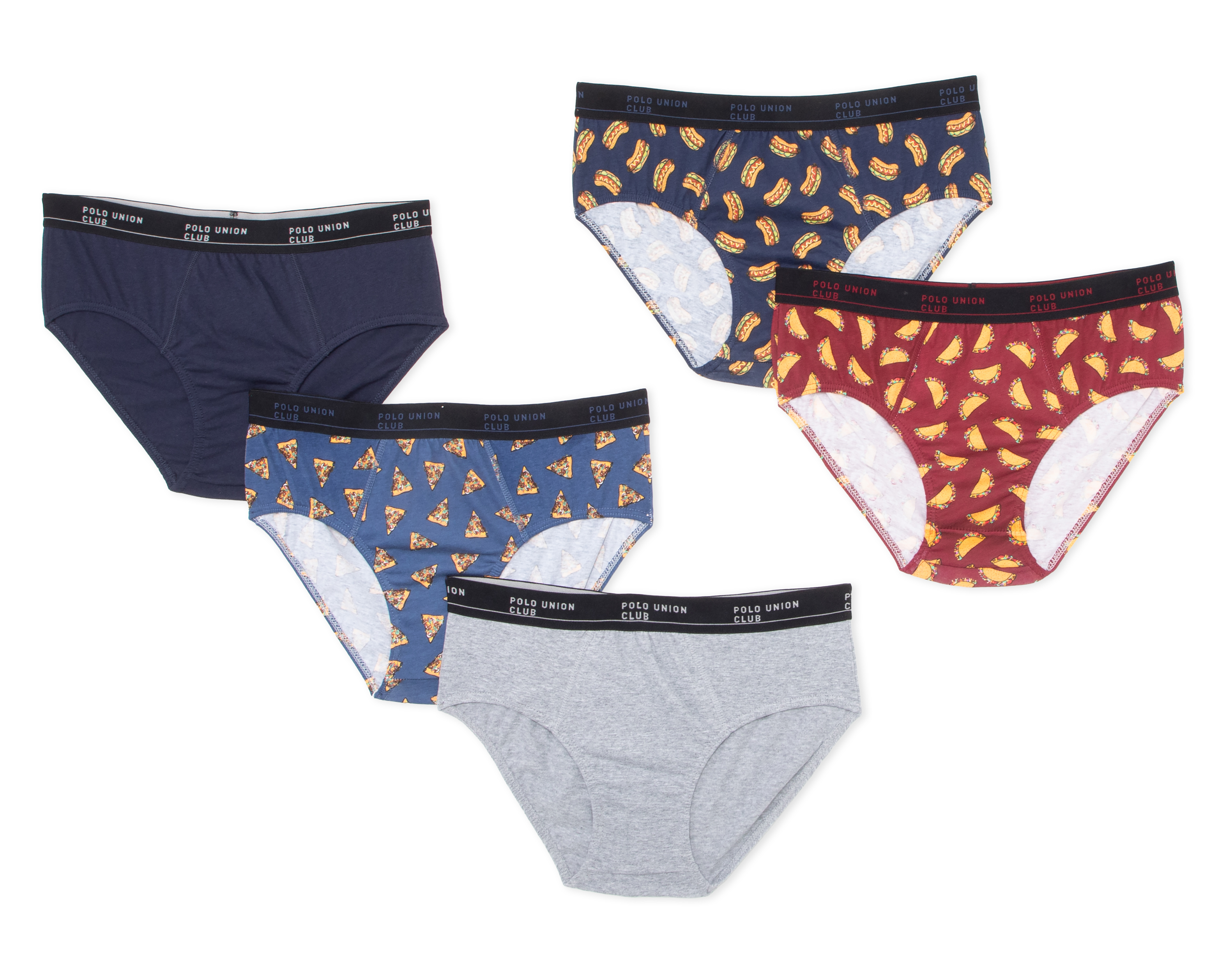 Trusa de Algodón Polo Union Club para Hombre 5 Piezas