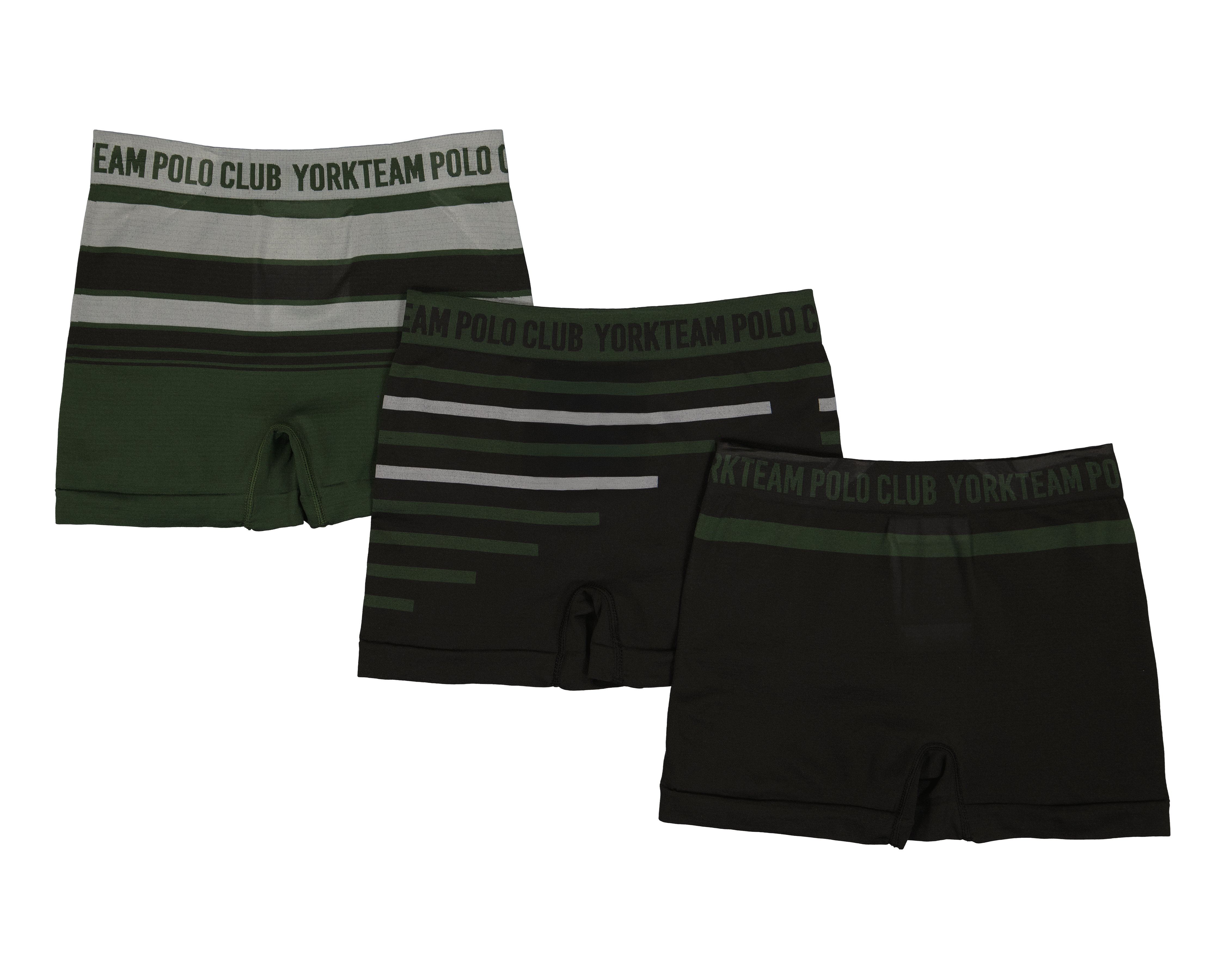 Foto 3 pulgar | Foto 2 | Bóxer Corto York Team Polo Club para Hombre 3 Piezas