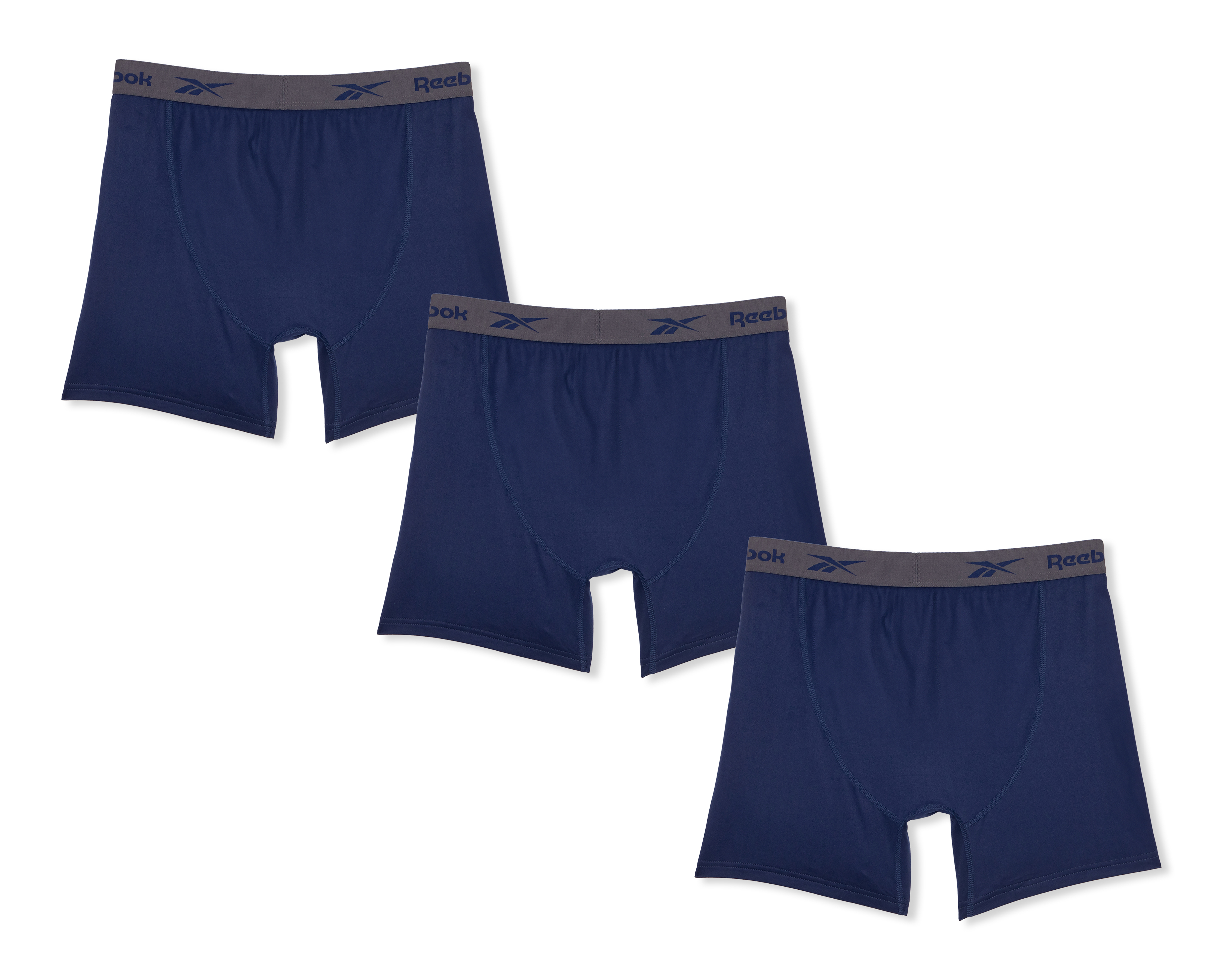 Foto 2 | Foto 2 | Bóxer Corto Reebok para Hombre 3 Piezas