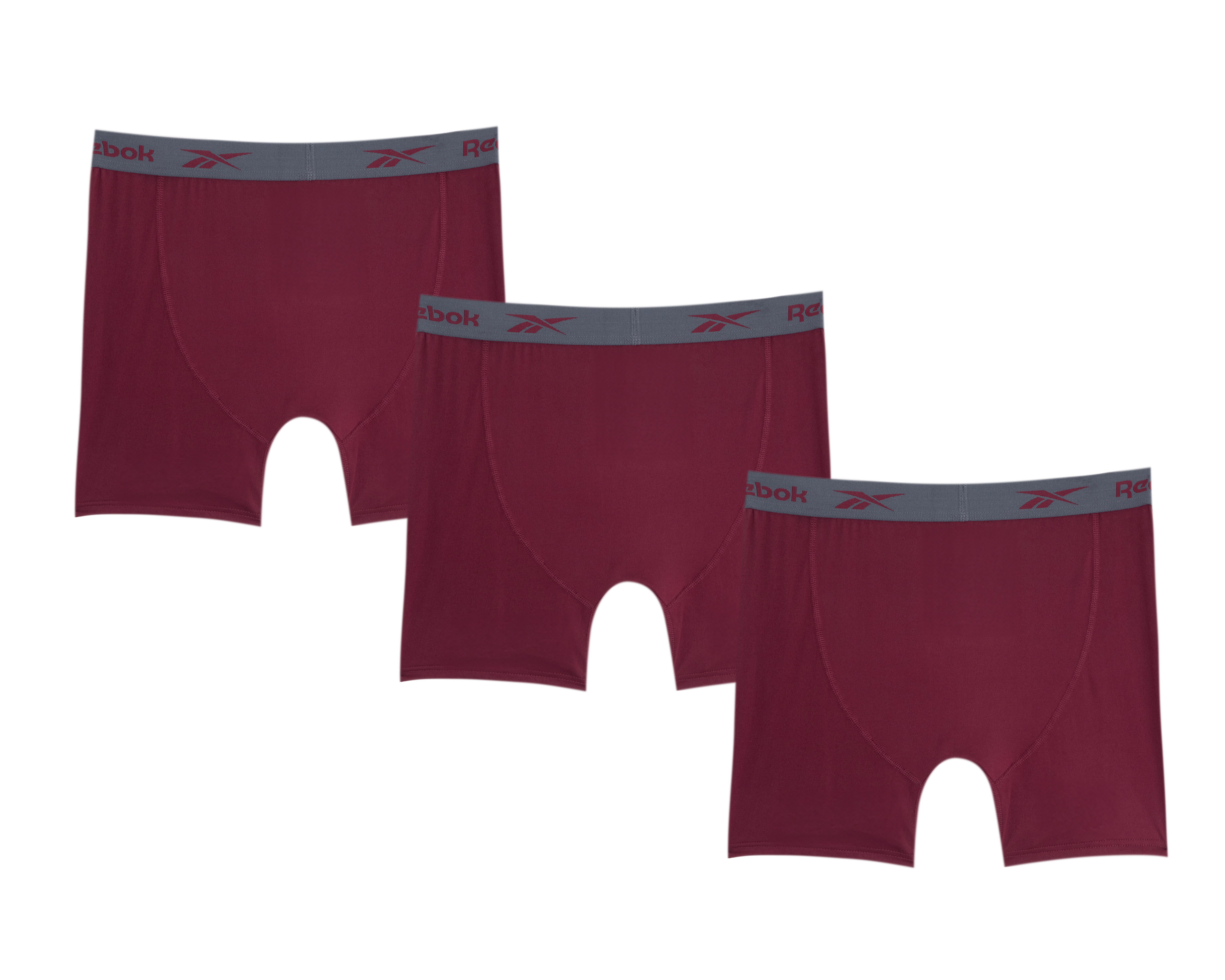 Foto 2 | Foto 2 | Bóxer Corto Reebok para Hombre 3 Piezas