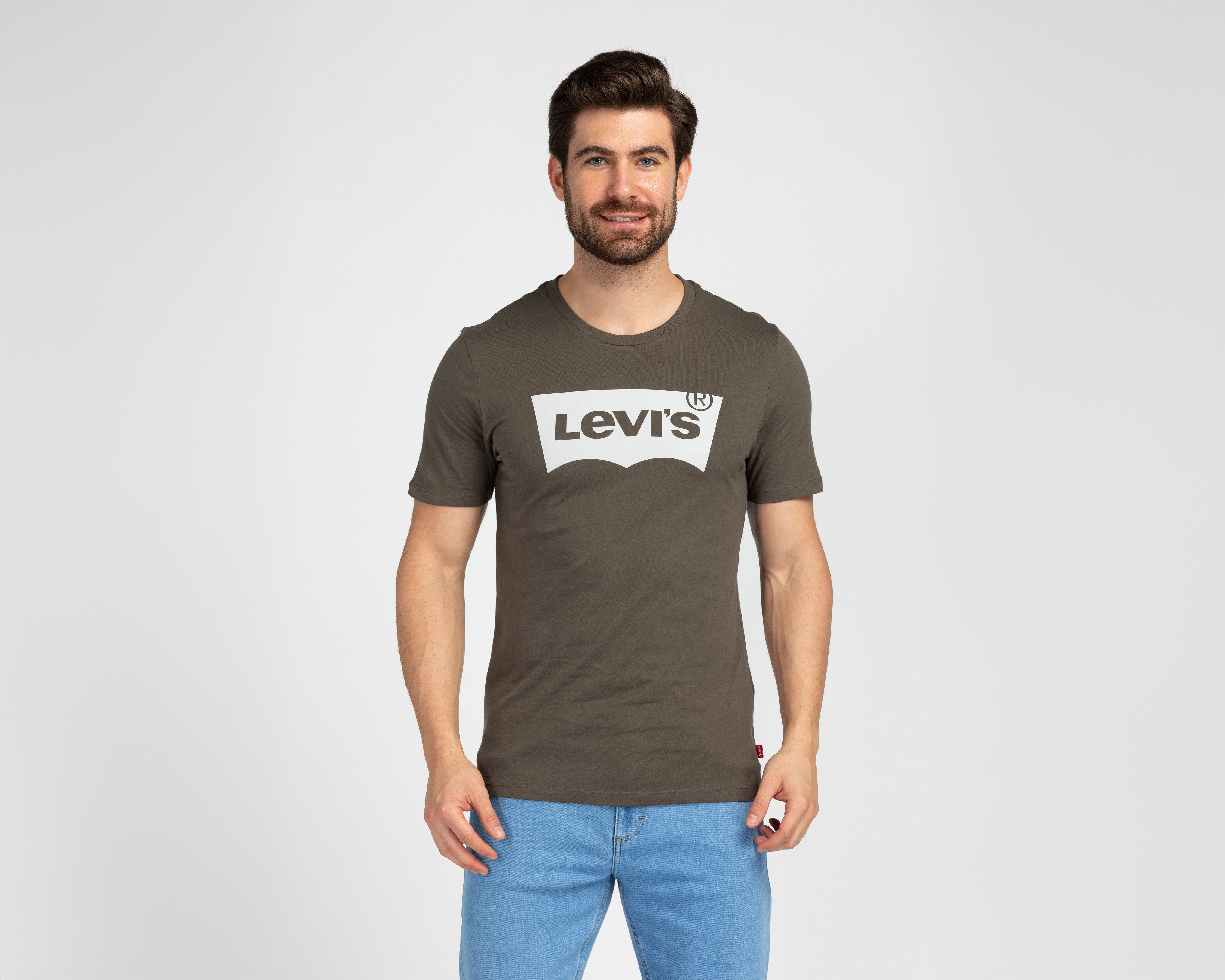 Foto 1 | Foto 1 | Playera de Cuello Redondo Café Levi's para Hombre