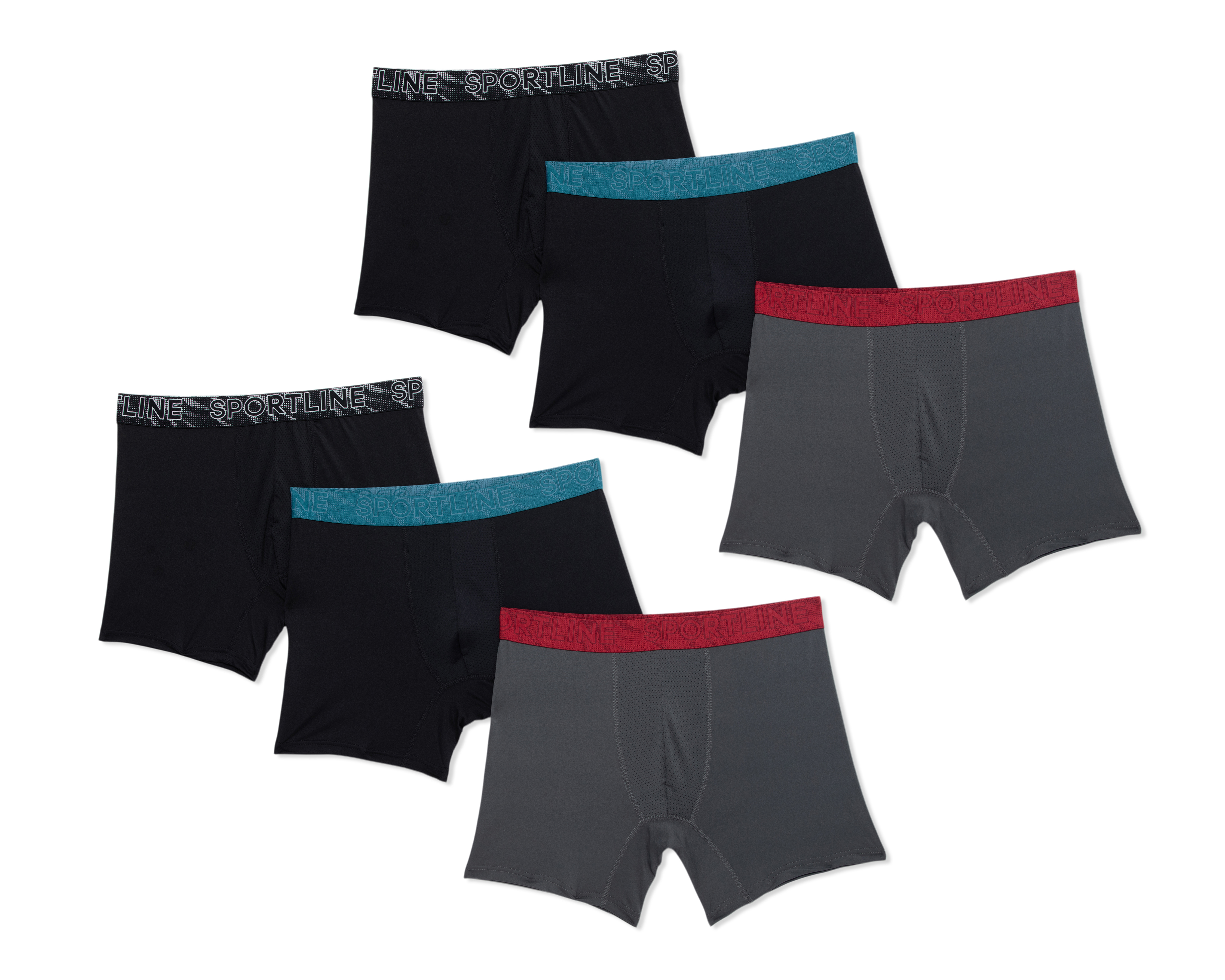 Bóxer Largo Sportline para Hombre 6 Piezas