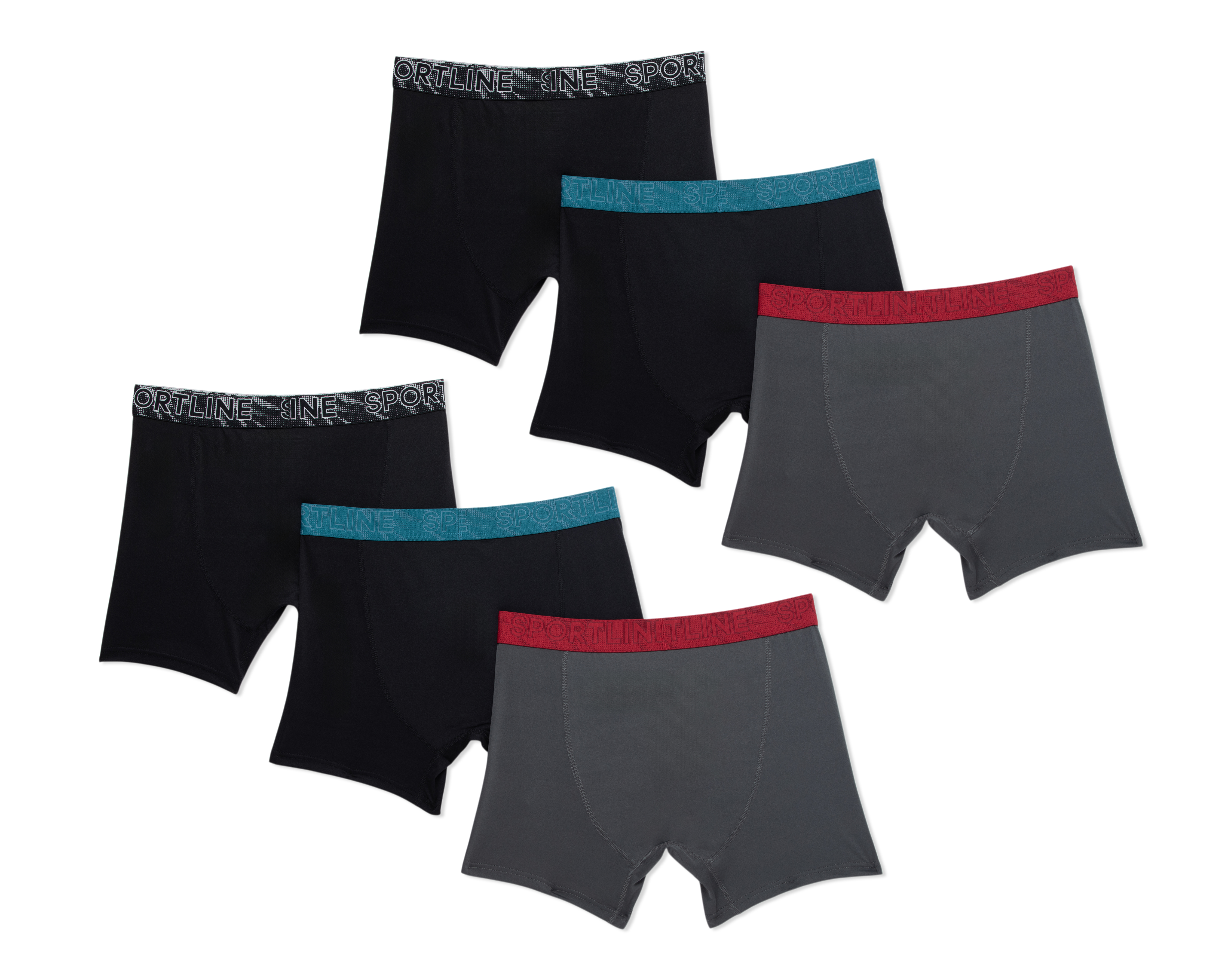 Foto 3 pulgar | Foto 2 | Bóxer Largo Sportline para Hombre 6 Piezas