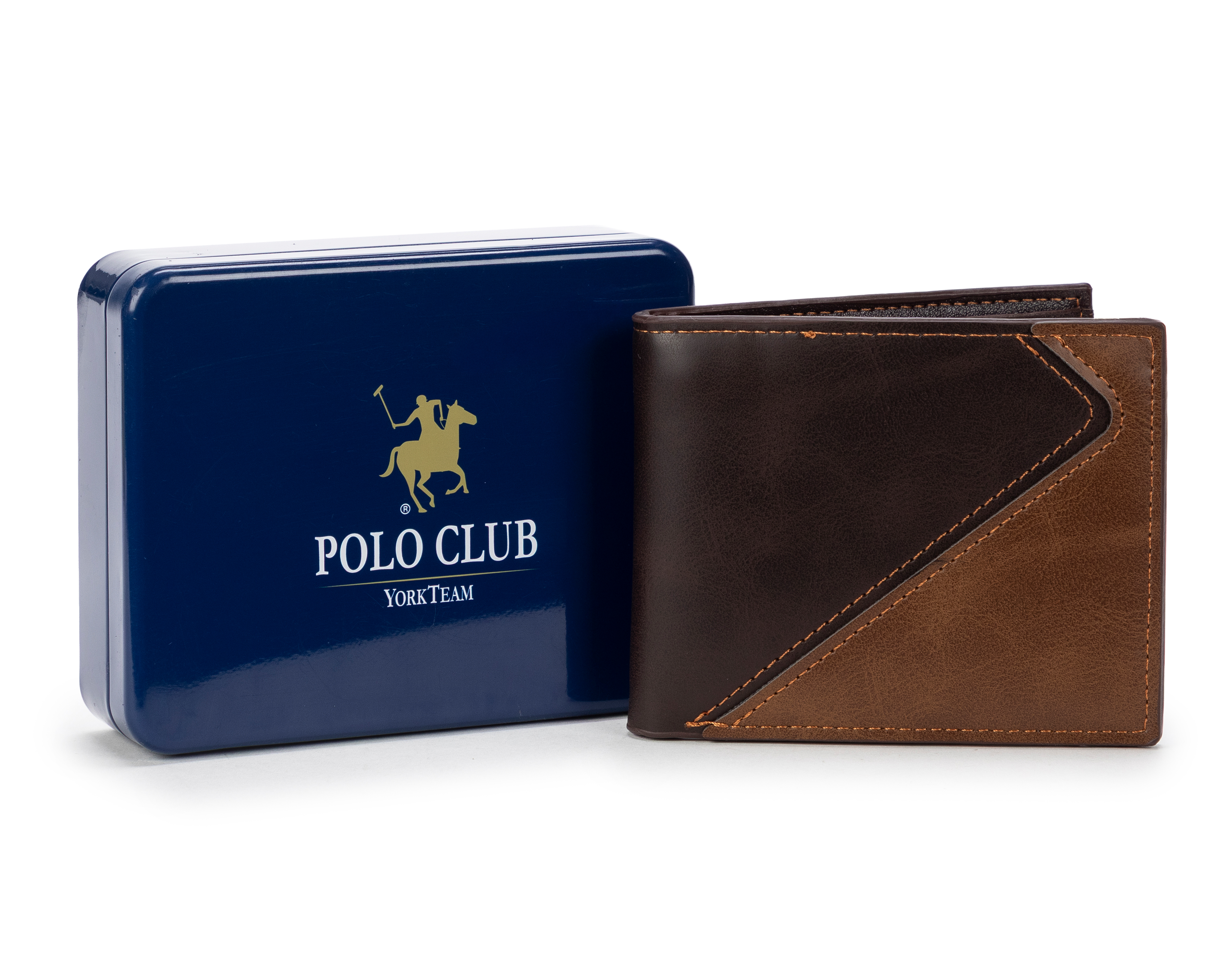 Foto 1 | Foto 1 | Cartera para Hombre York Team Polo Club Café