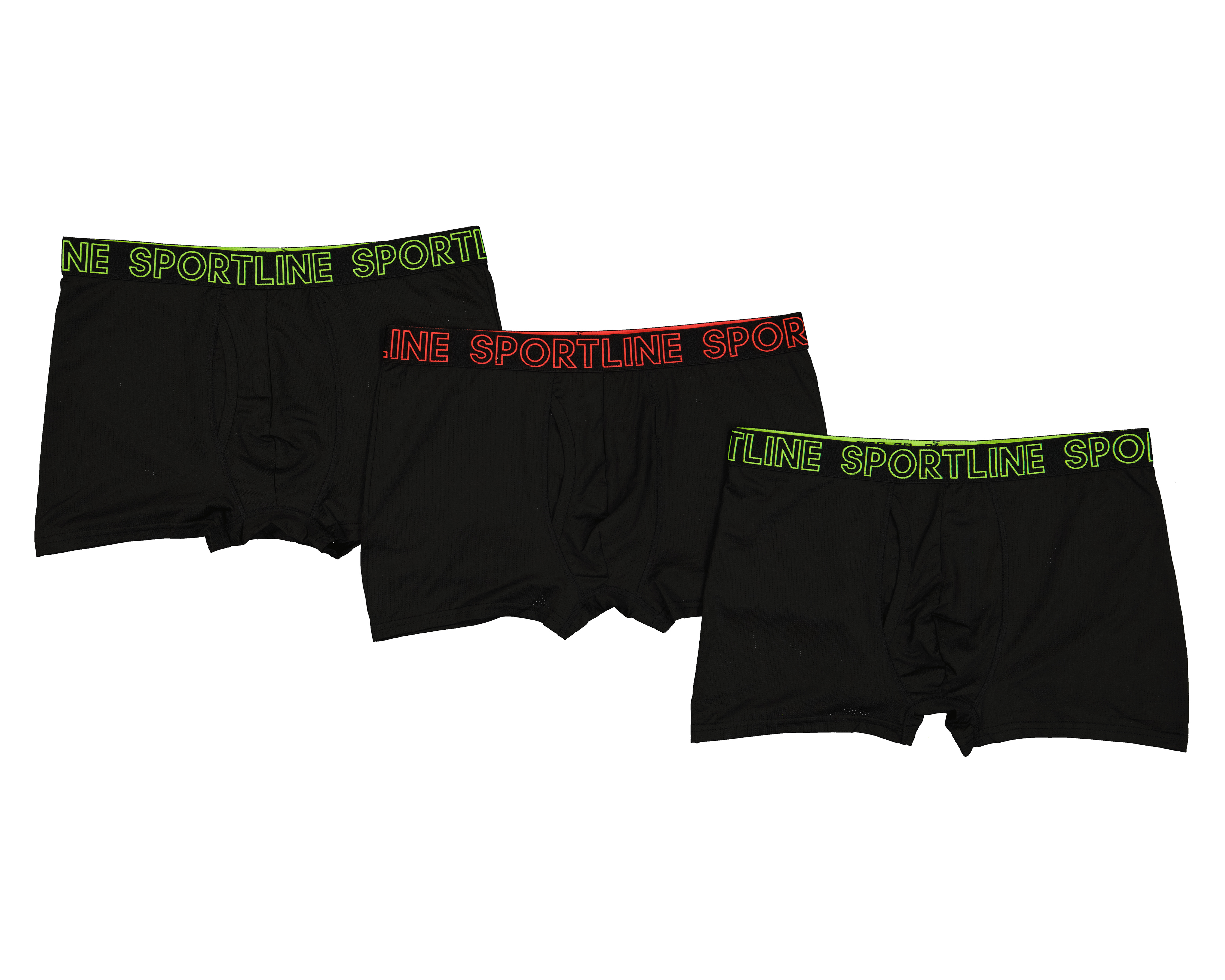 Foto 2 pulgar | Foto 1 | Bóxer Corto Sportline para Hombre 3 Piezas
