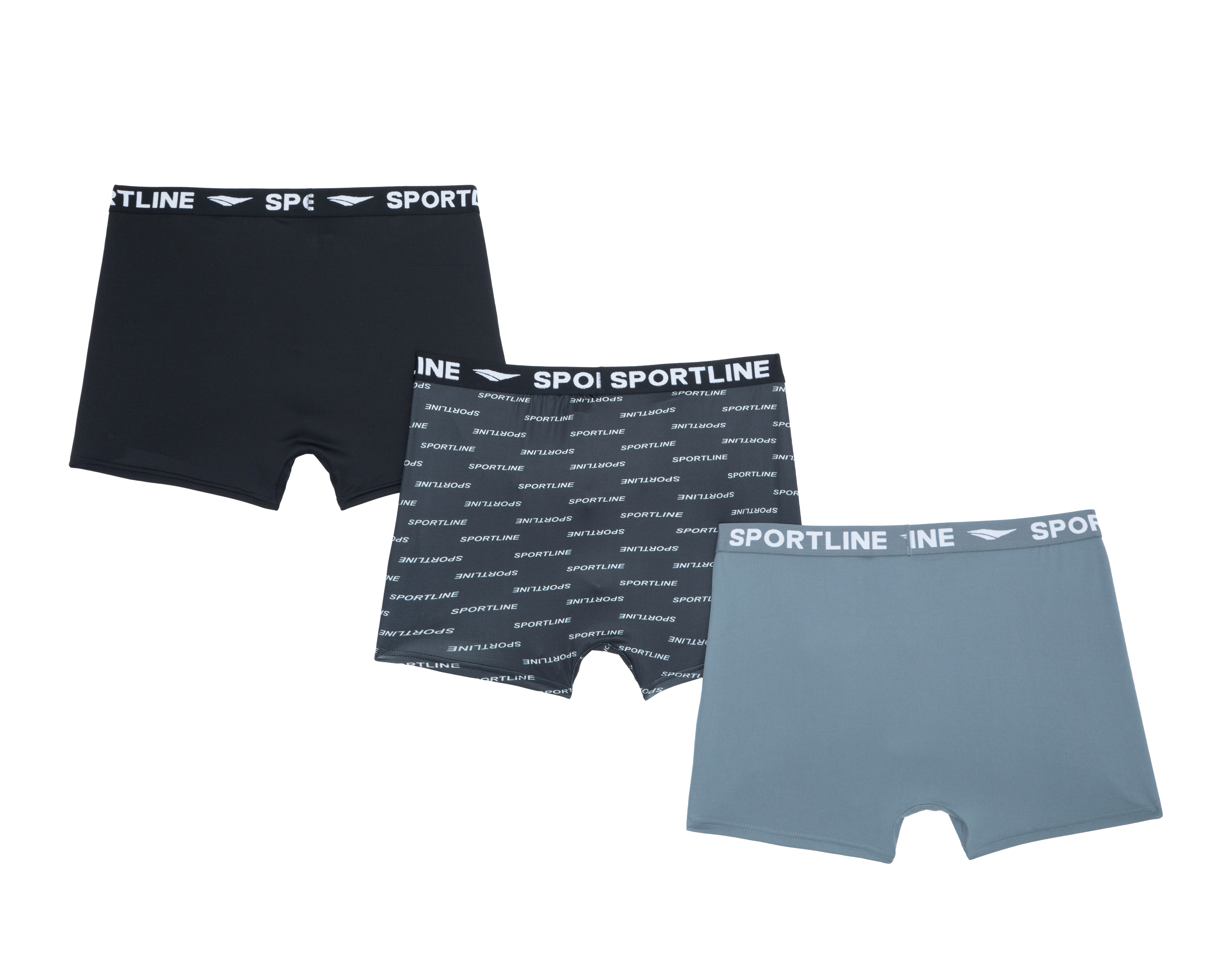Foto 3 pulgar | Foto 2 | Bóxer Corto Sportline para Hombre 3 Piezas
