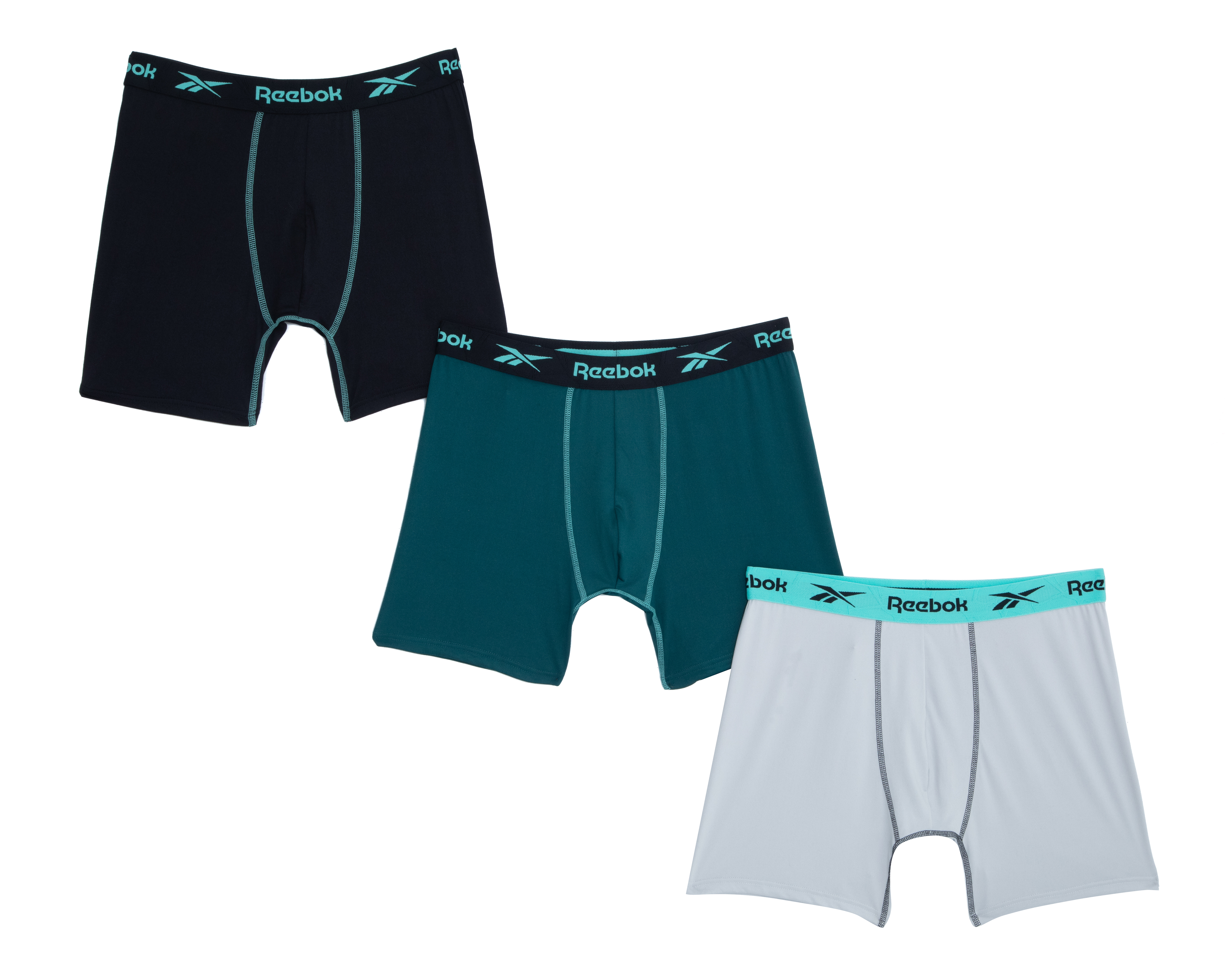 Bóxer Largo Reebok para Hombre 3 Piezas