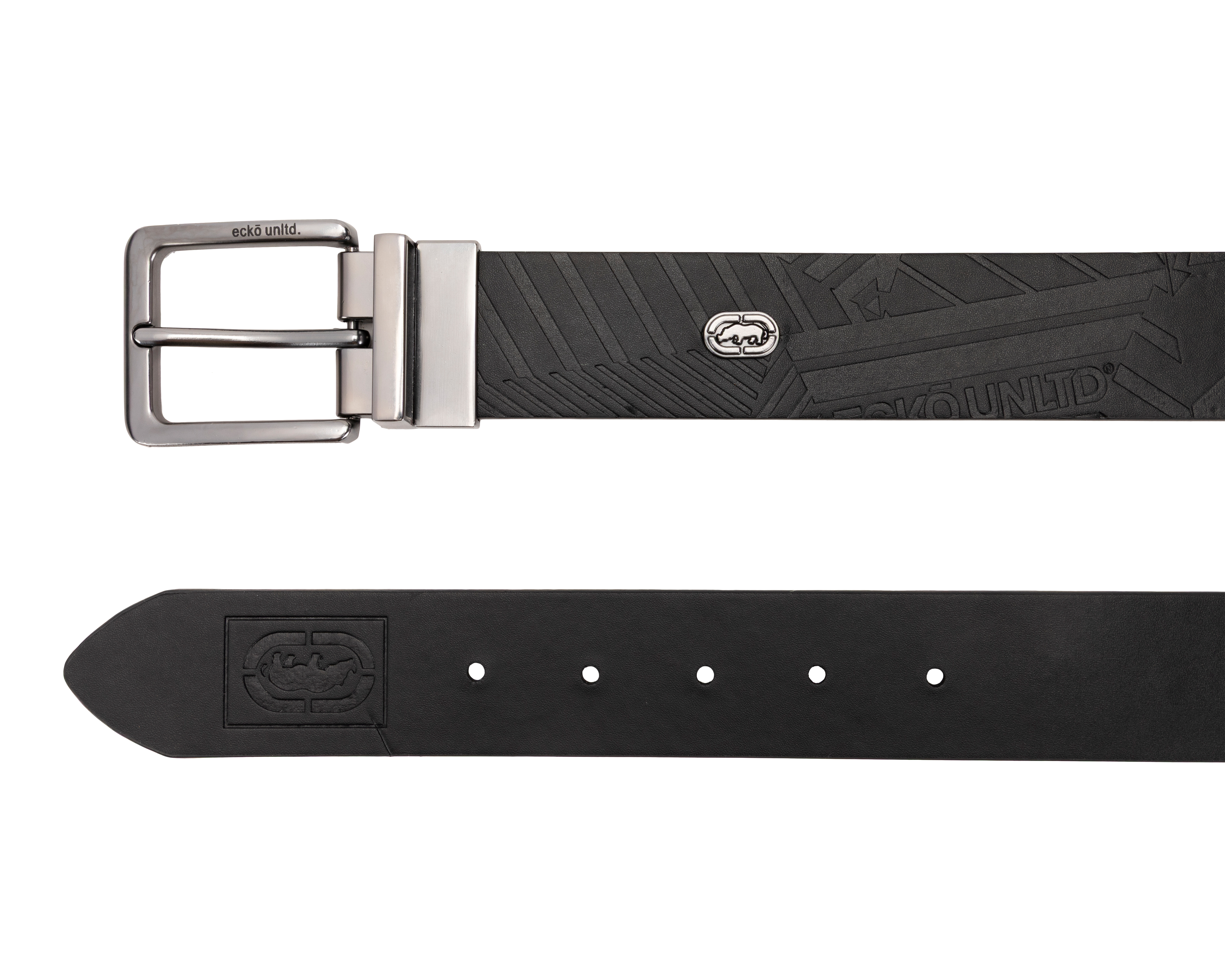 Cinturón para Hombre de Piel Ecko Unltd. Reversible