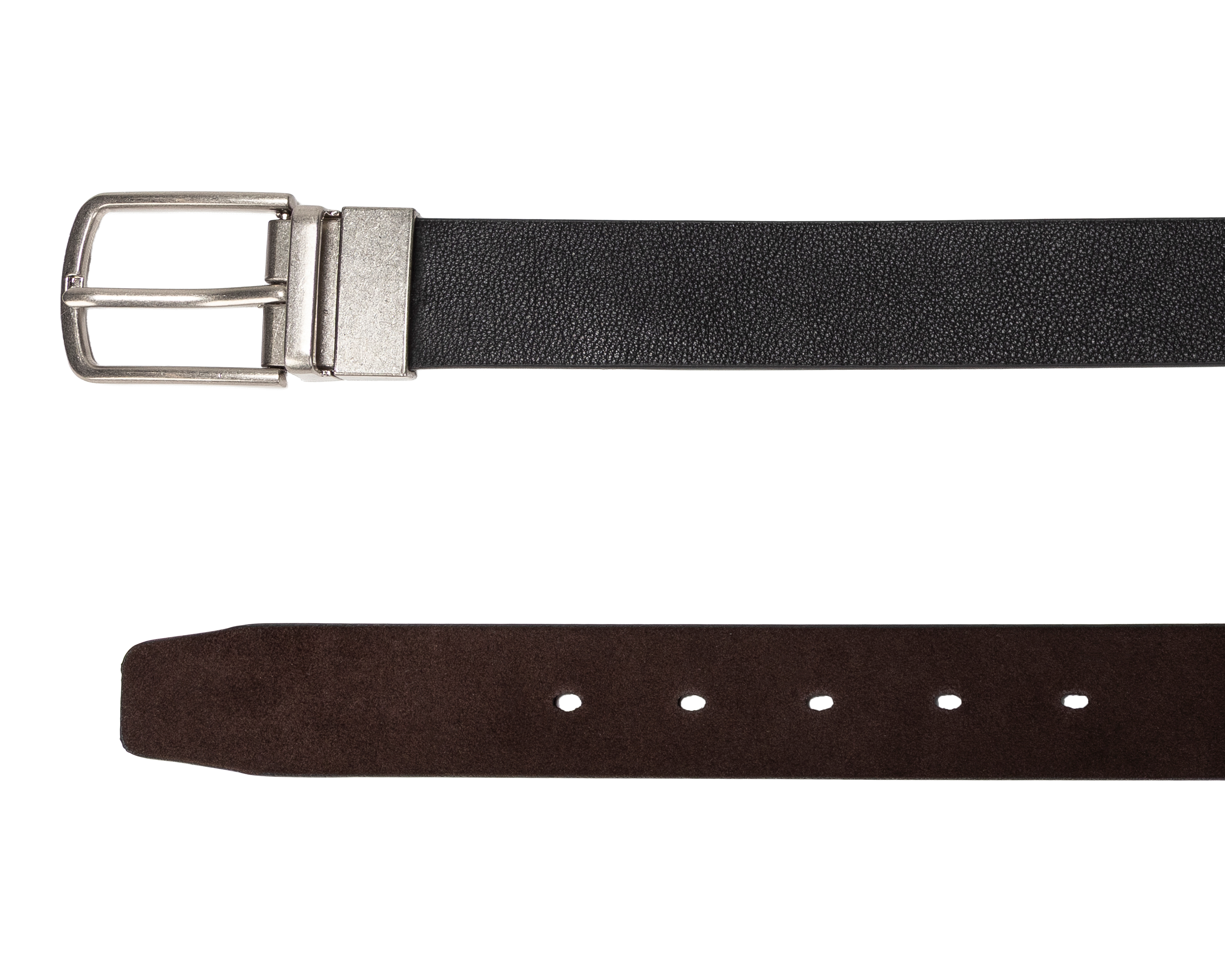 Cinturón de Piel para Hombre Wall Street Reversible