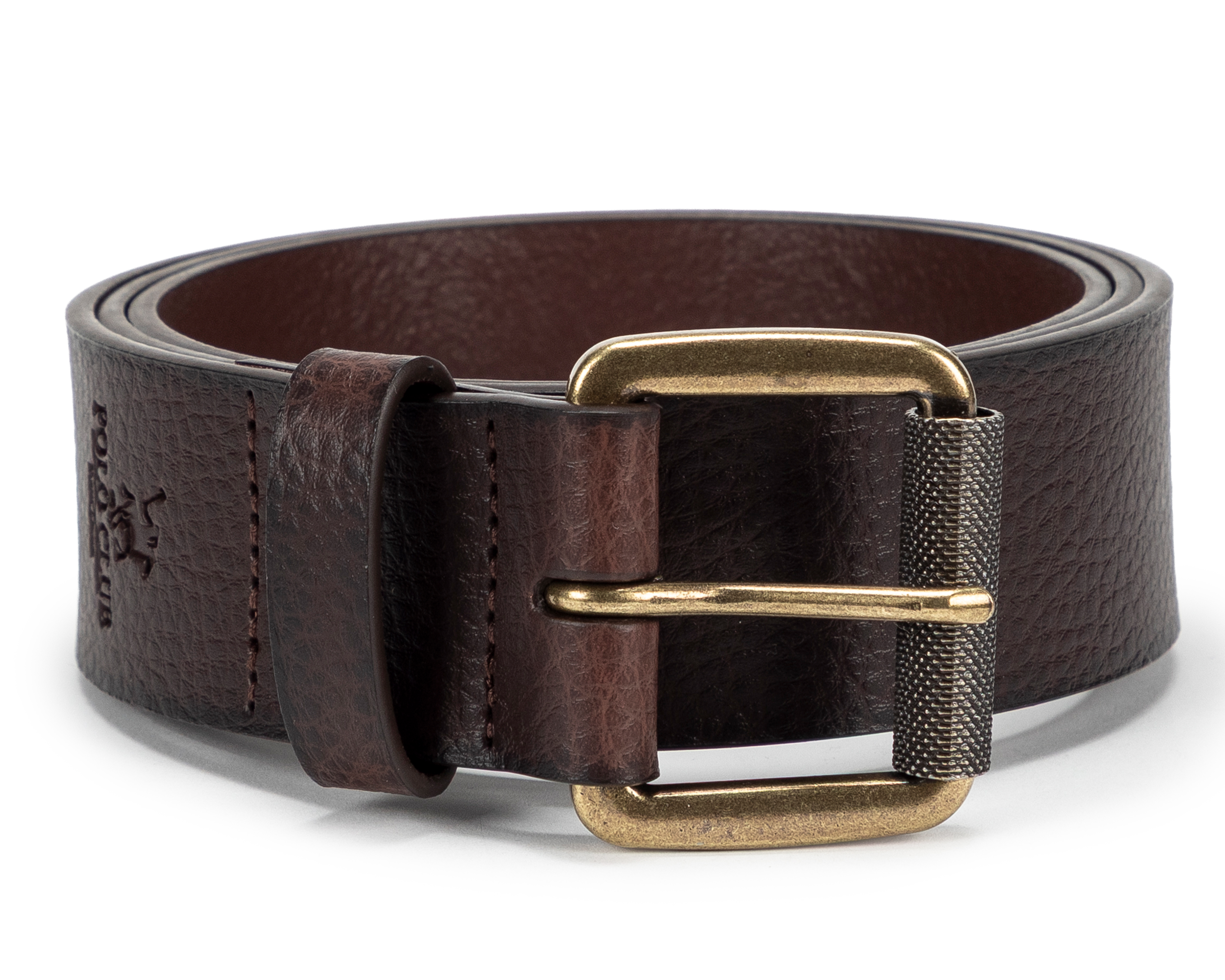 Cinturón de Piel para Hombre York Team Polo Club Café