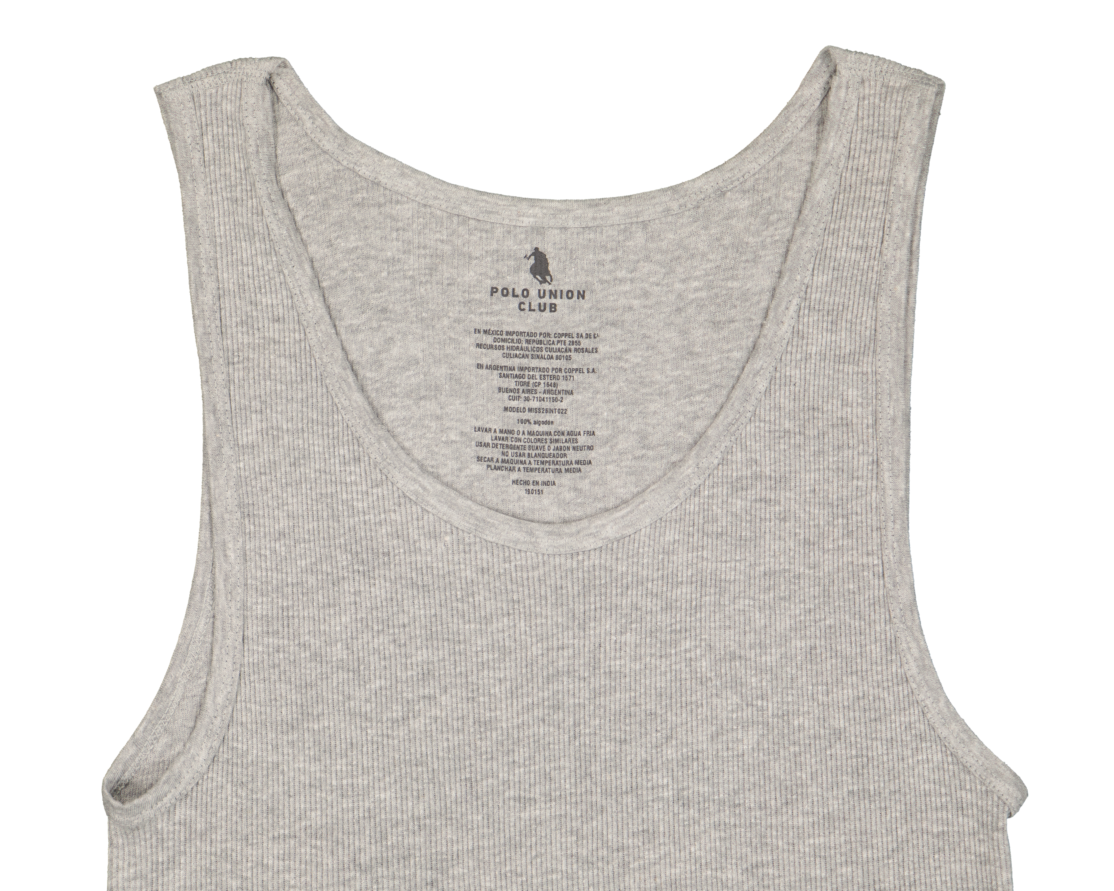 Foto 3 | Foto 3 | Camiseta Interior Polo Union Club para Hombre 6 Piezas