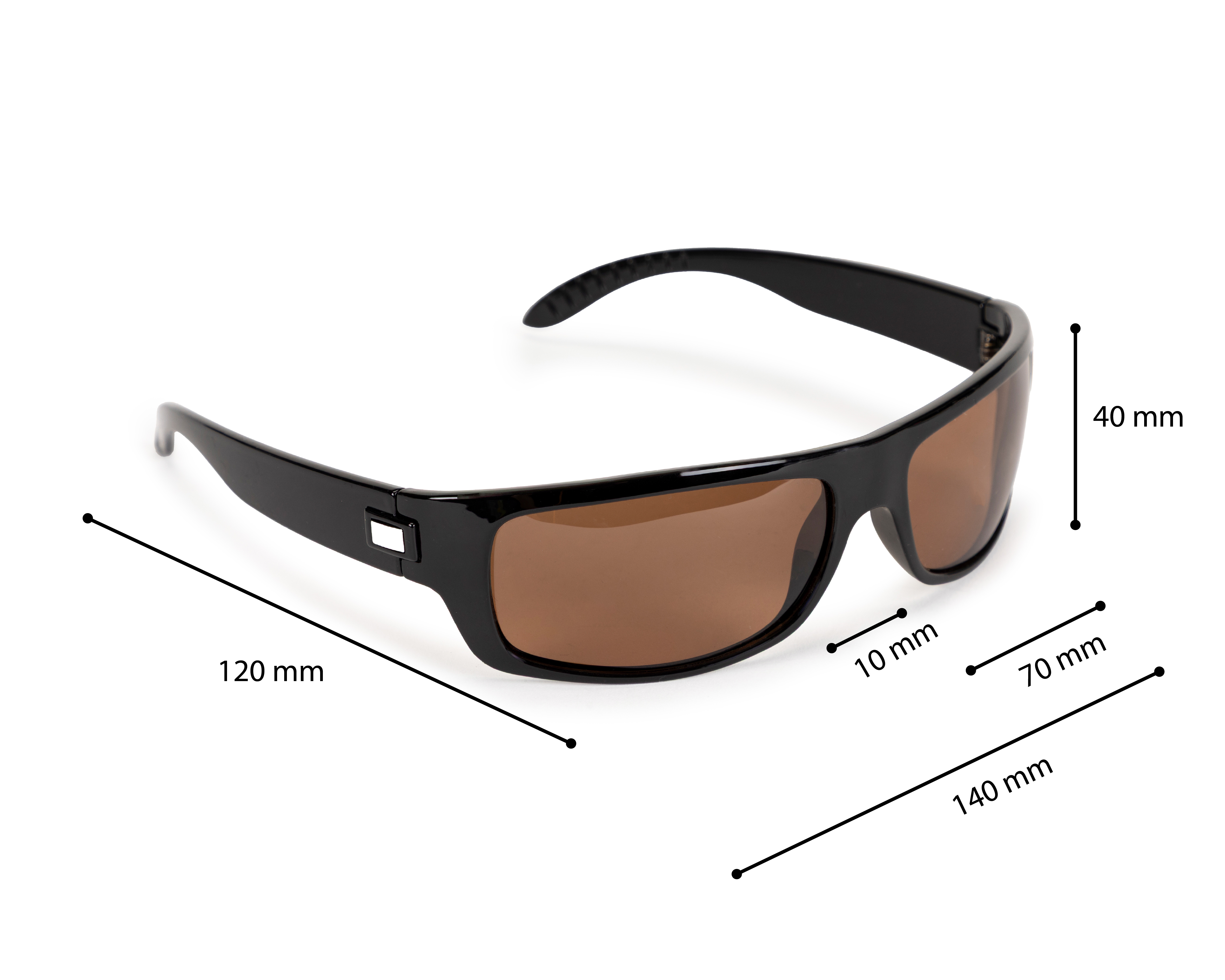 Foto 5 | Foto 5 | Lentes de Sol para Hombre Strona Rectangulares Negros