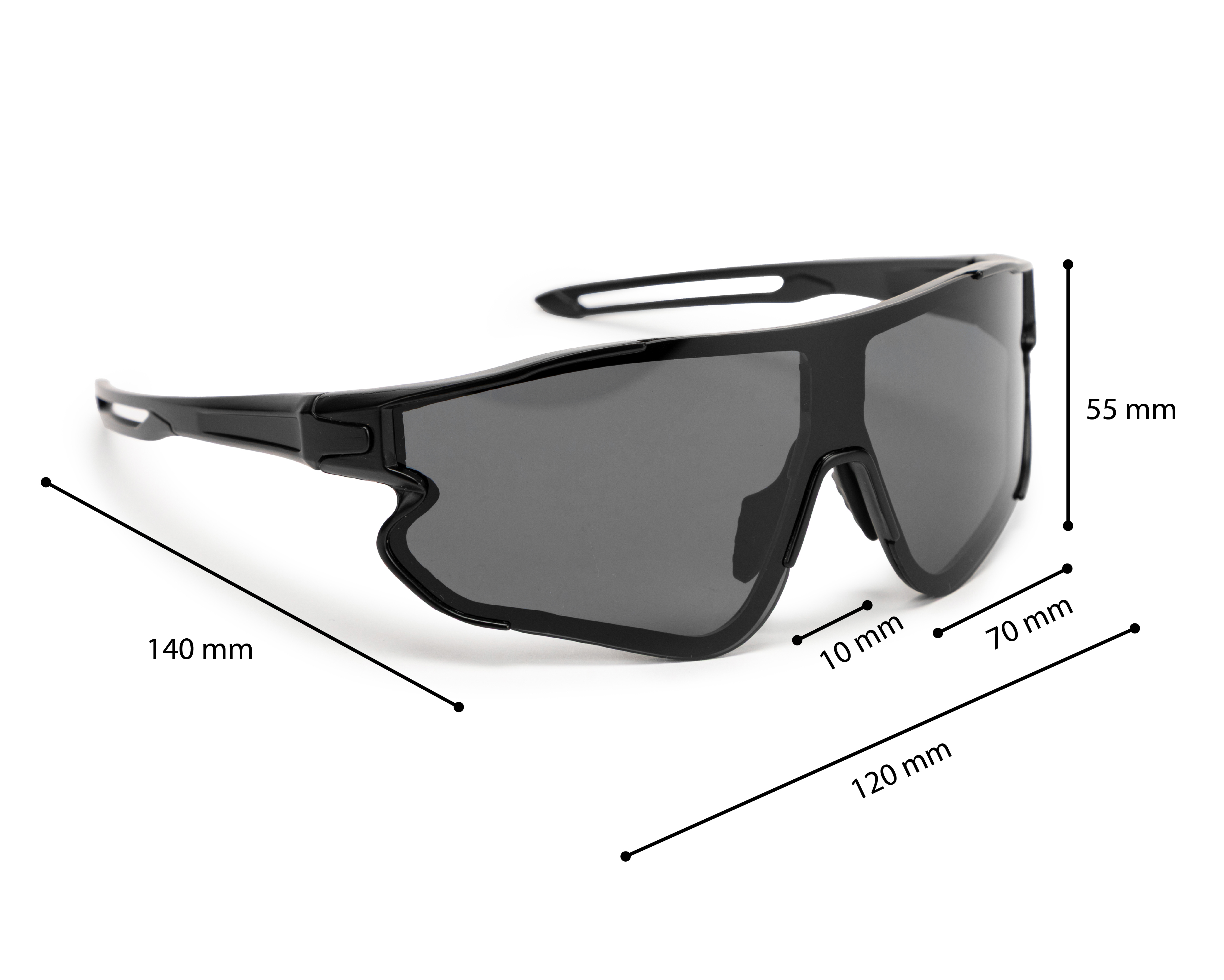 Foto 5 | Foto 5 | Lentes de Sol para Hombre Strona Deportivos MISS26CA048 Negros