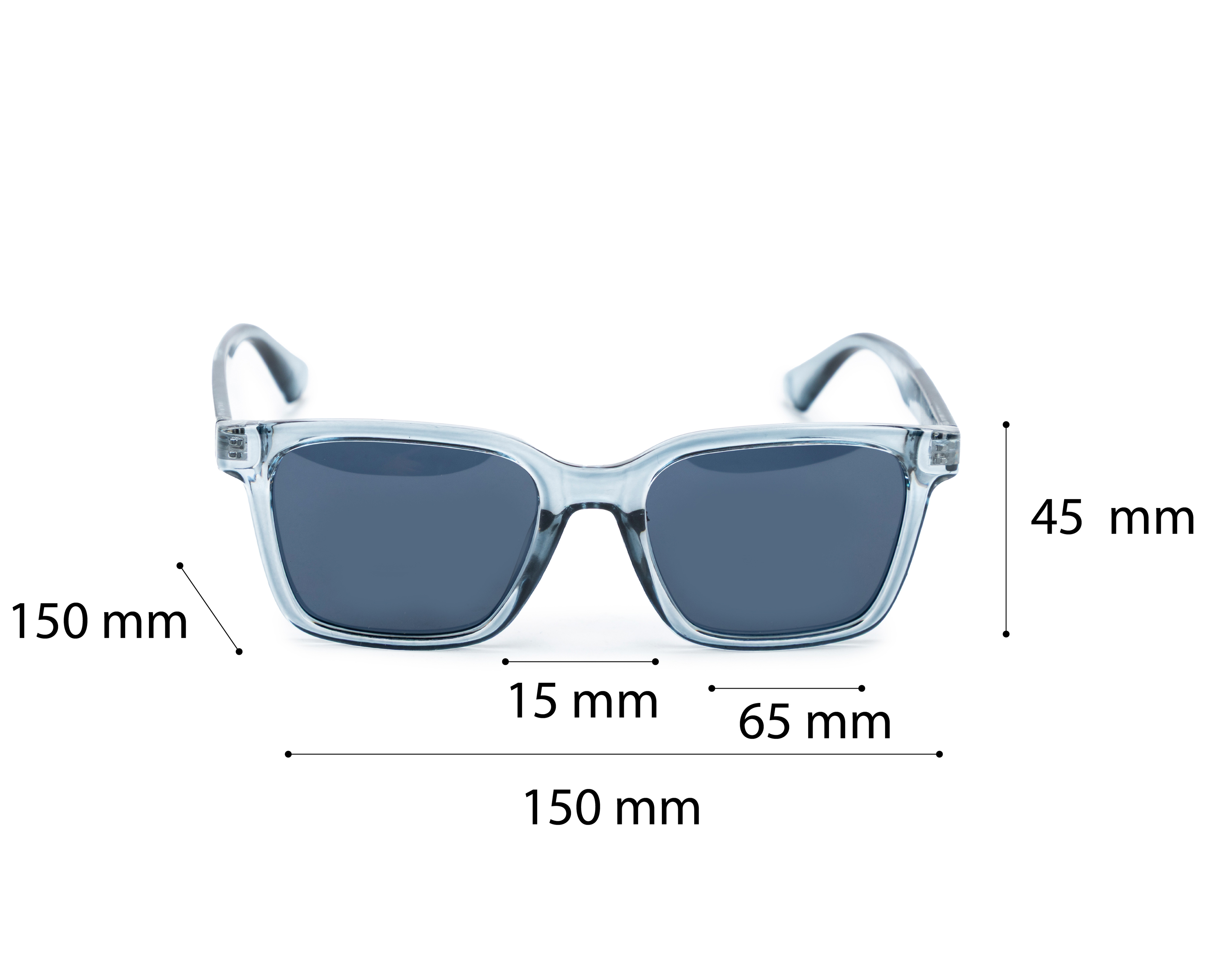 Foto 6 pulgar | Foto 5 | Lentes de Sol para Hombre Refill Cuadrados CF-25-035 Azules