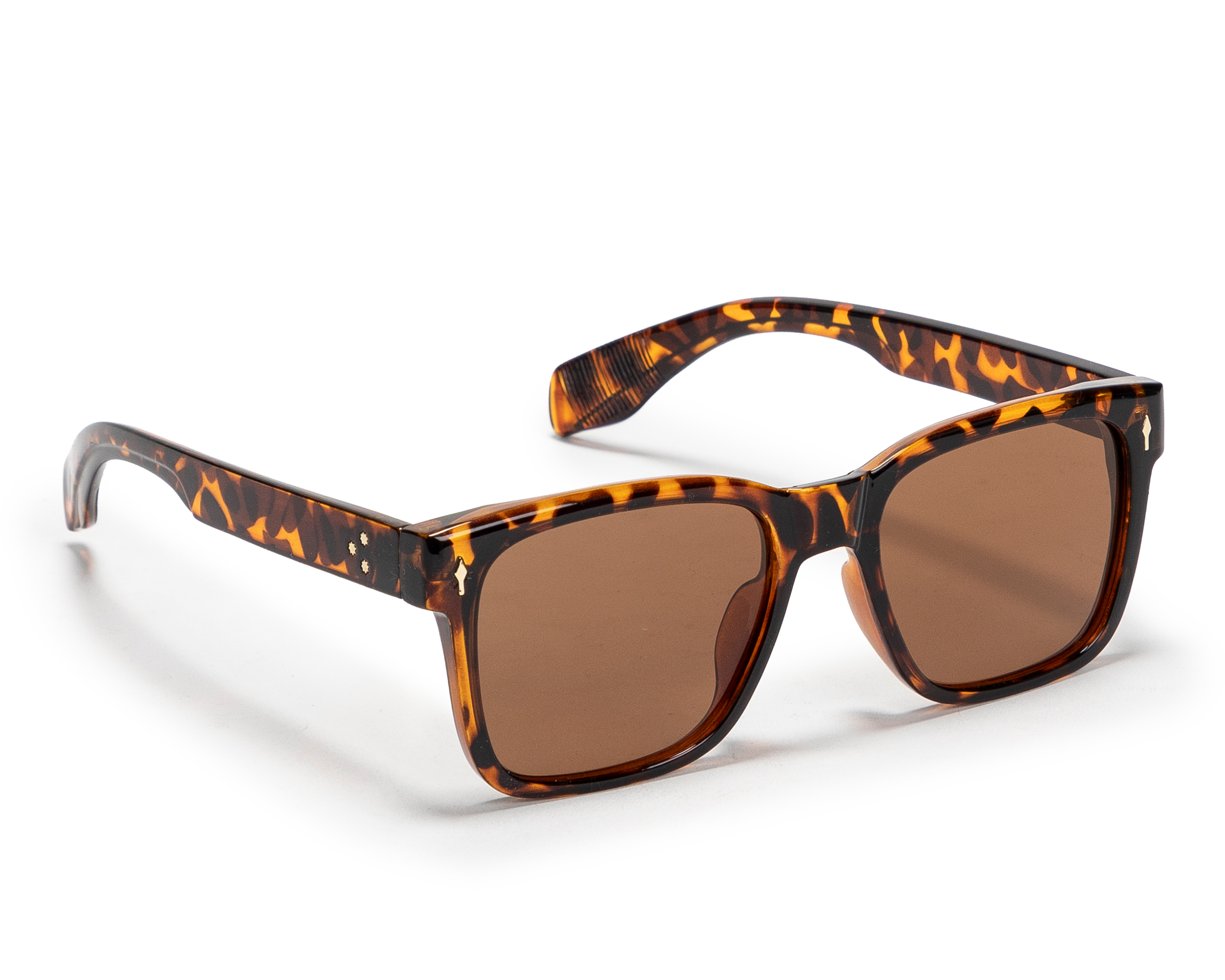 Lentes de Sol para Hombre Refill Cuadrados MISS26CA106 Café