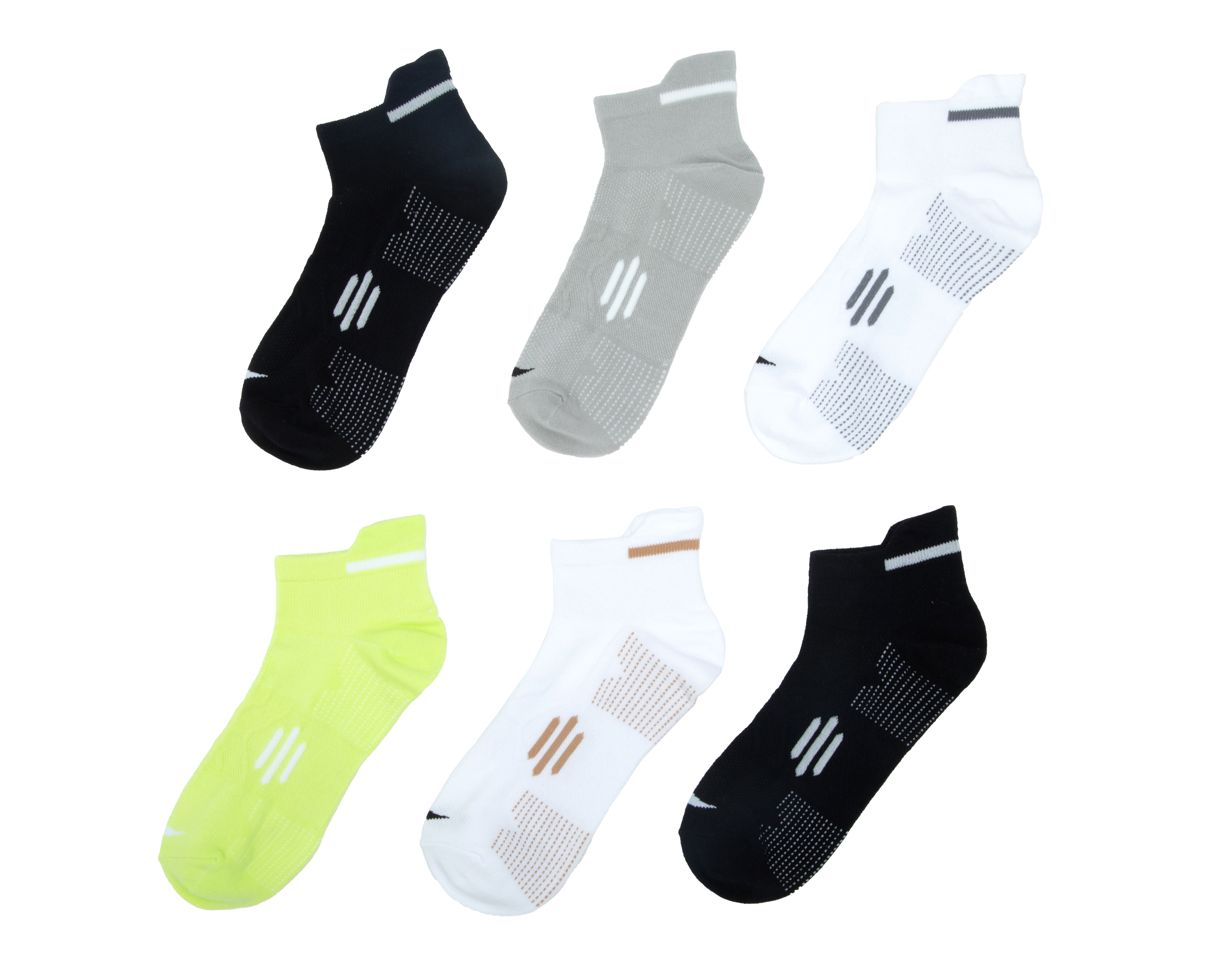 Foto 2 pulgar | Foto 1 | Calcetas Deportivas Sportline para Hombre 6 Pares