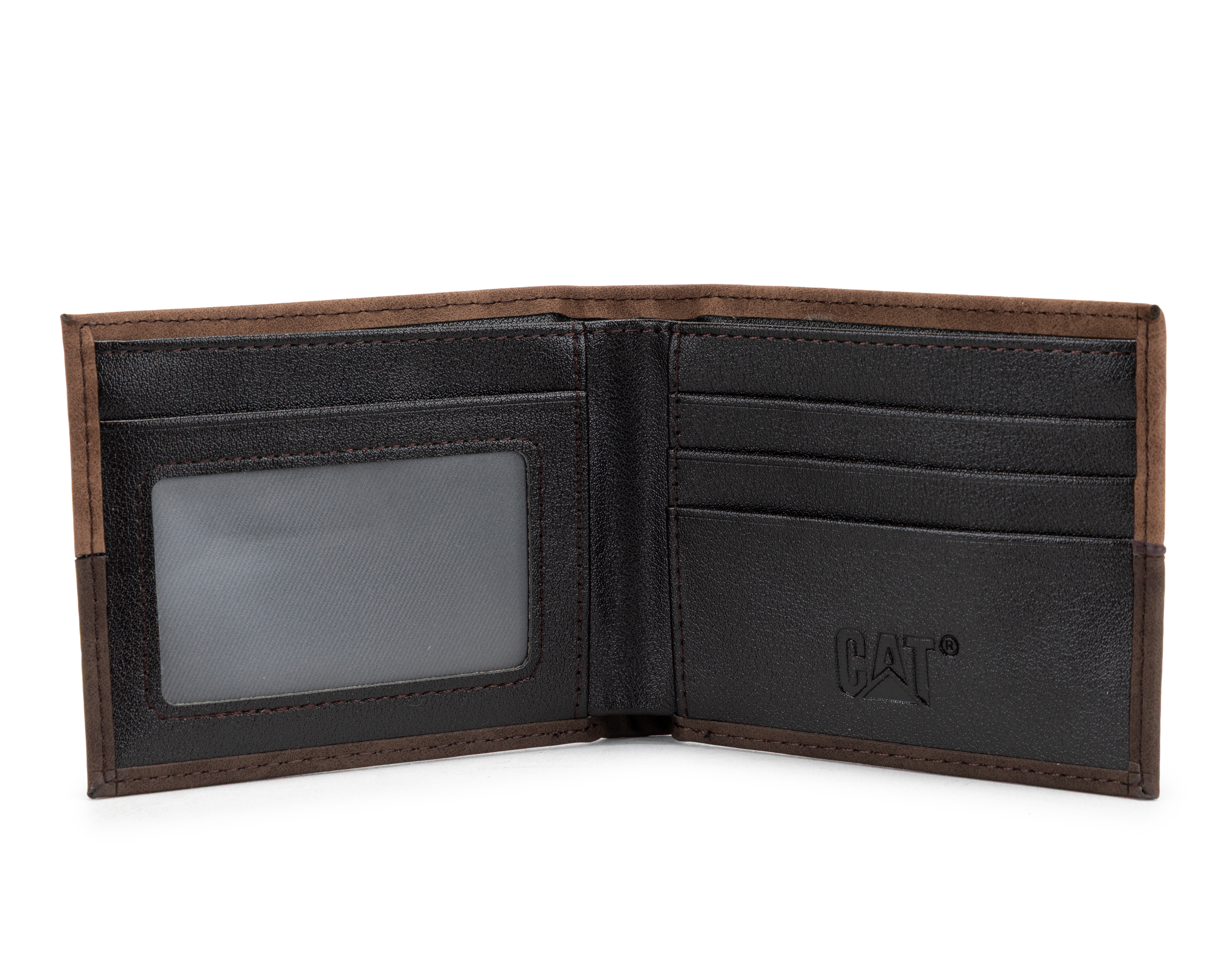 Foto 7 pulgar | Foto 6 | Cartera y Cinturón para Hombre CAT Café 2 Piezas