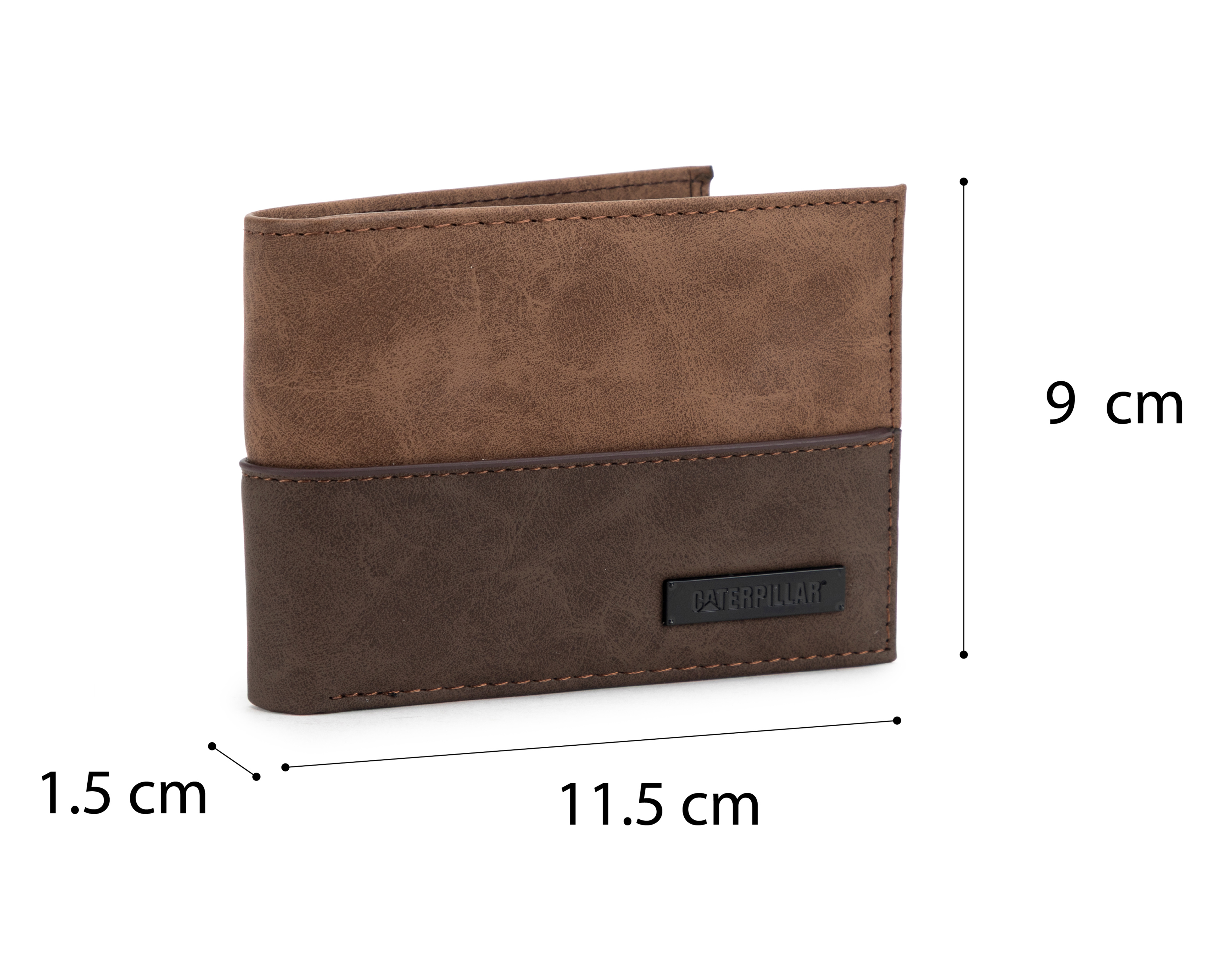 Foto 7 | Foto 7 | Cartera y Cinturón para Hombre CAT Café 2 Piezas
