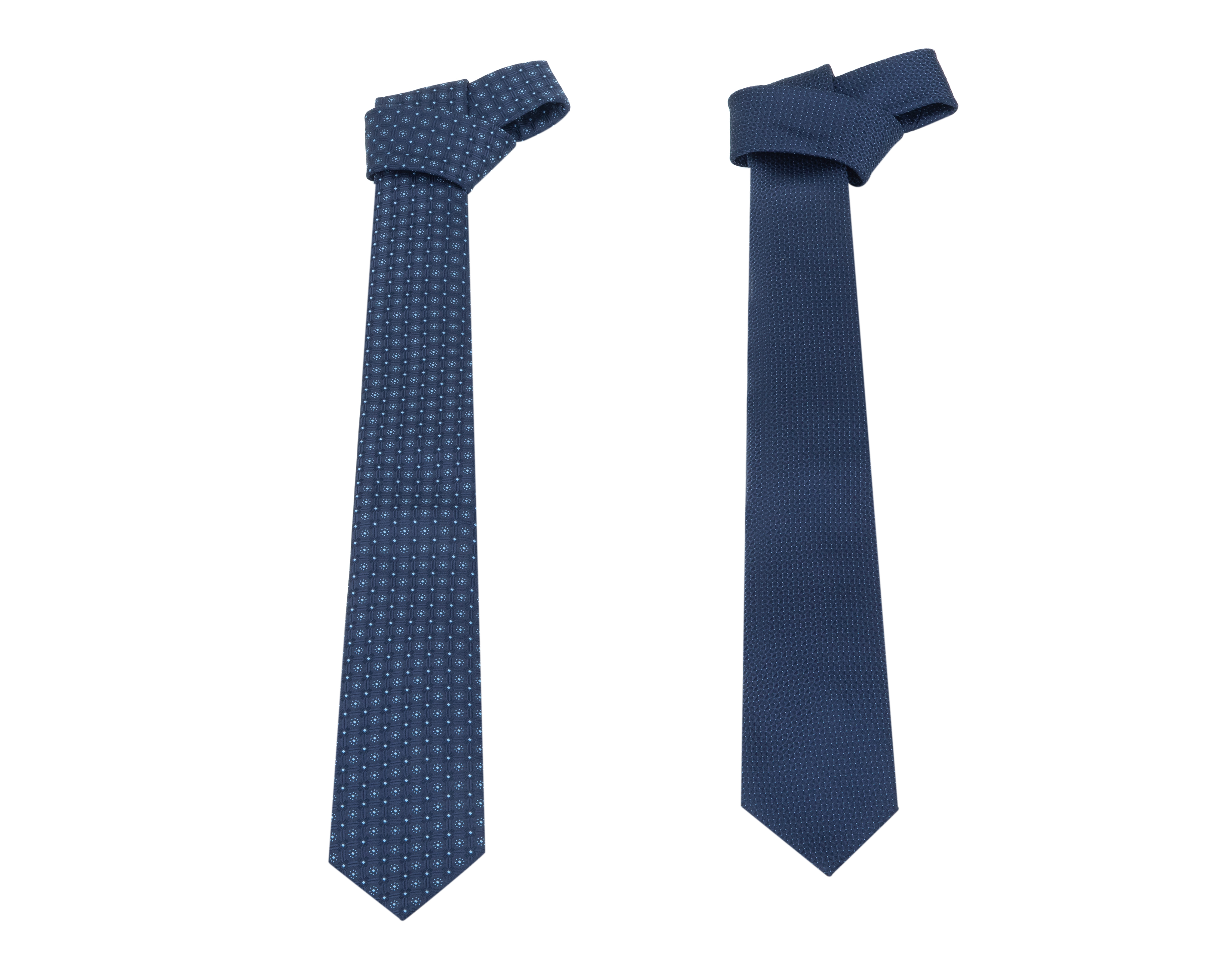 Foto 3 pulgar | Foto 2 | Corbata Estampada Wall Street Azul 2 Piezas