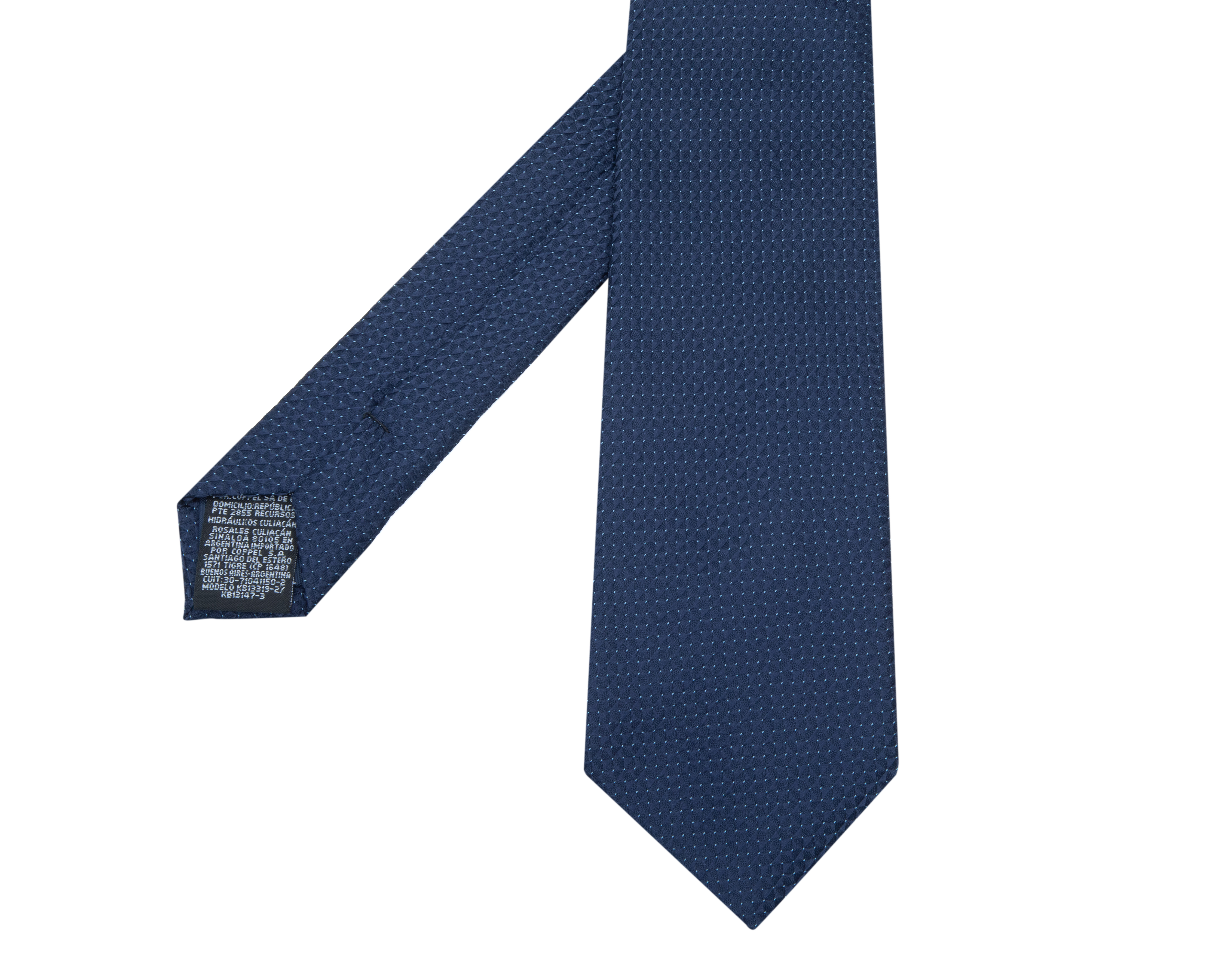 Foto 5 | Foto 5 | Corbata Estampada Wall Street Azul 2 Piezas