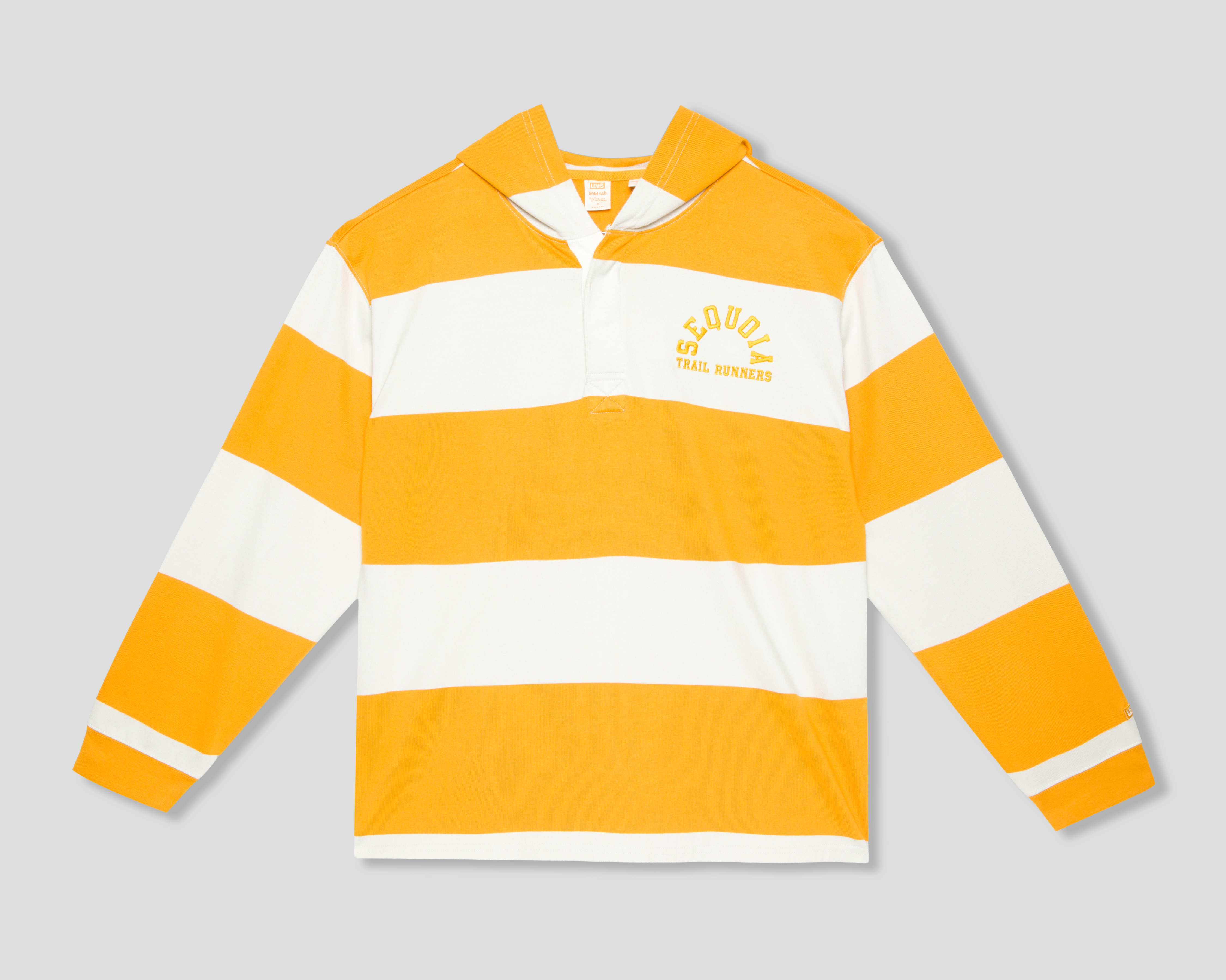 Playera Polo Levi's Manga Larga Amarilla para Hombre