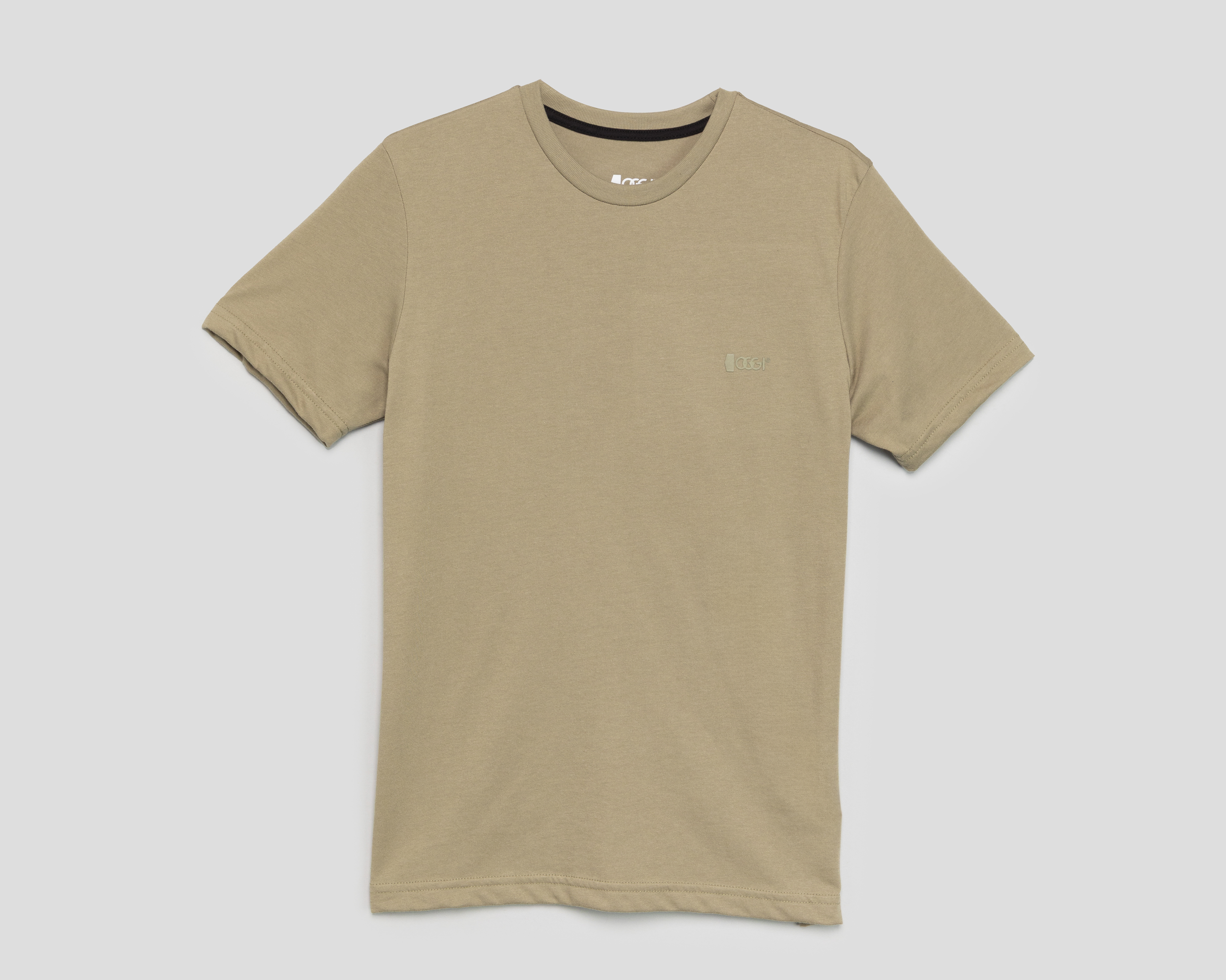 Playera de Cuello Redondo Verde Oggi para Hombre