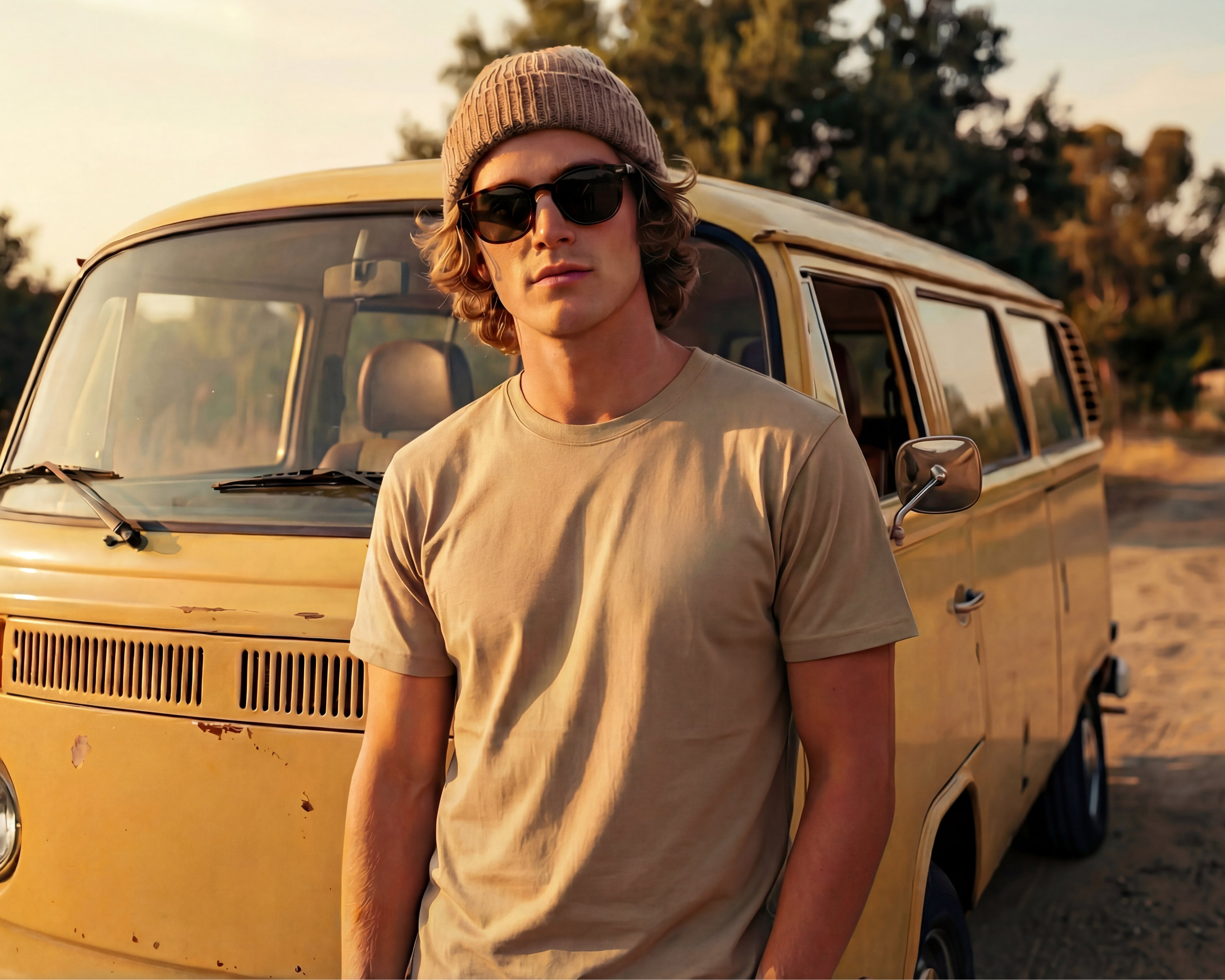 Foto 4 | Foto 4 | Playera de Cuello Redondo Verde Oggi para Hombre