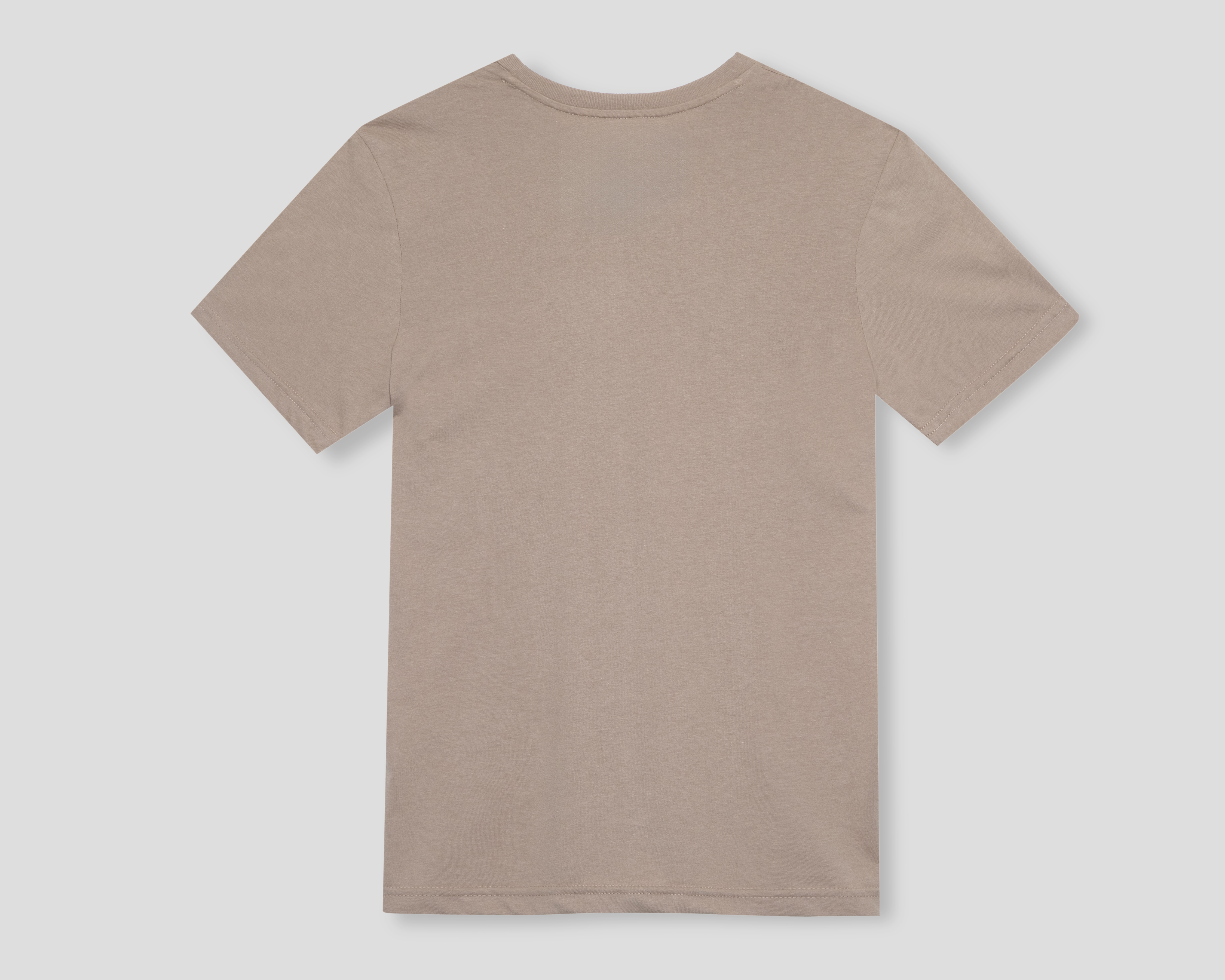 Foto 3 pulgar | Foto 2 | Playera de Cuello Redondo Beige Oggi para Hombre